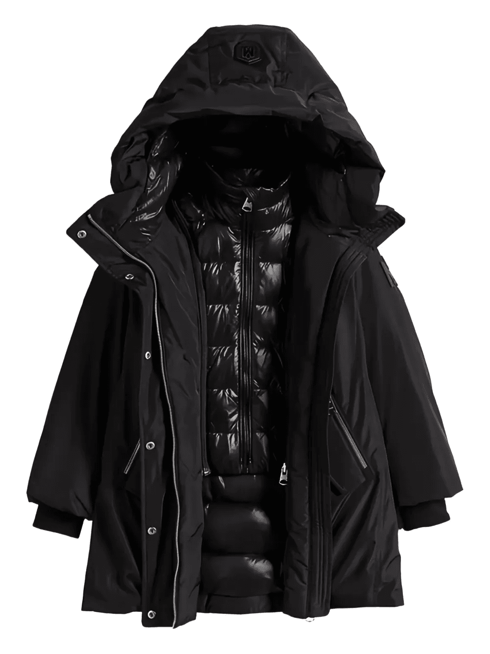 hooded puffer jacket - Image 1