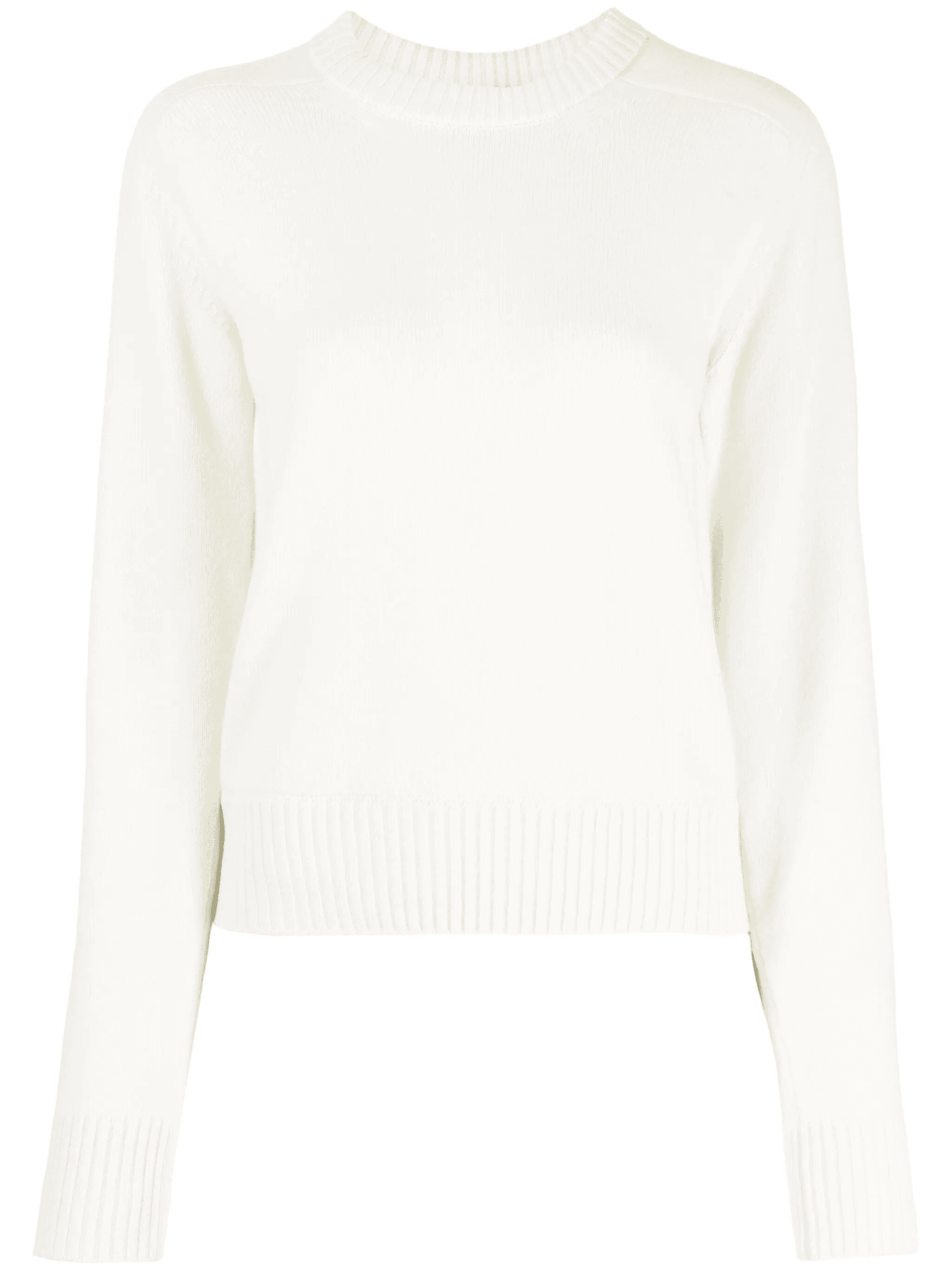 cut-out crew-neck jumper - Image 1
