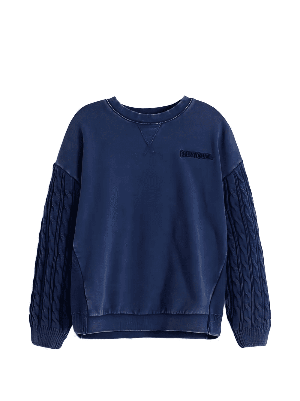 braided-detail sweatshirt - Image 1