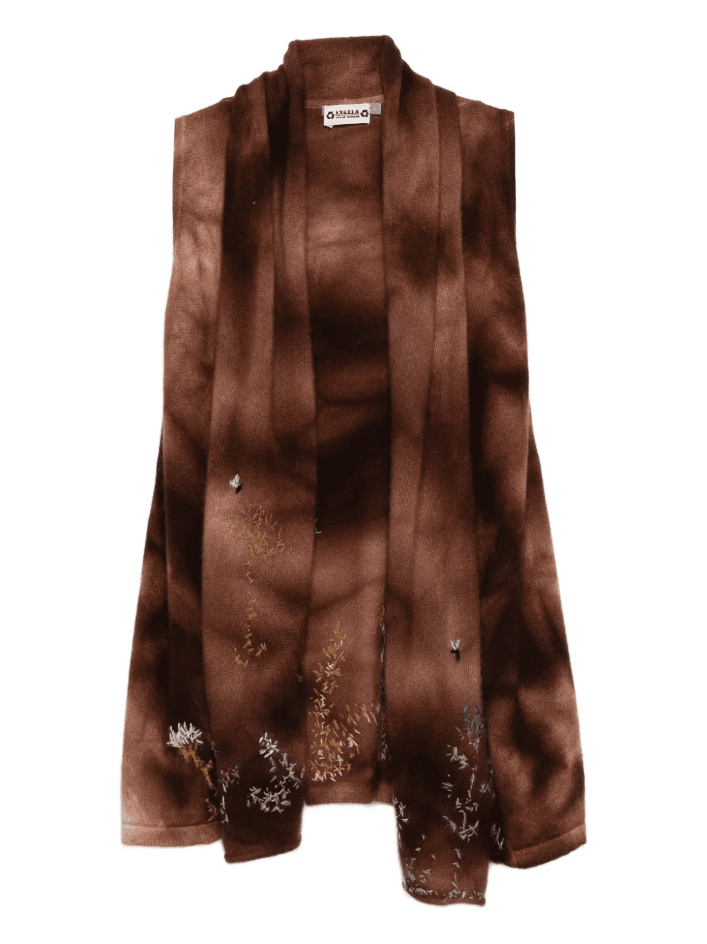 embroidered upcycled coat - Image 1