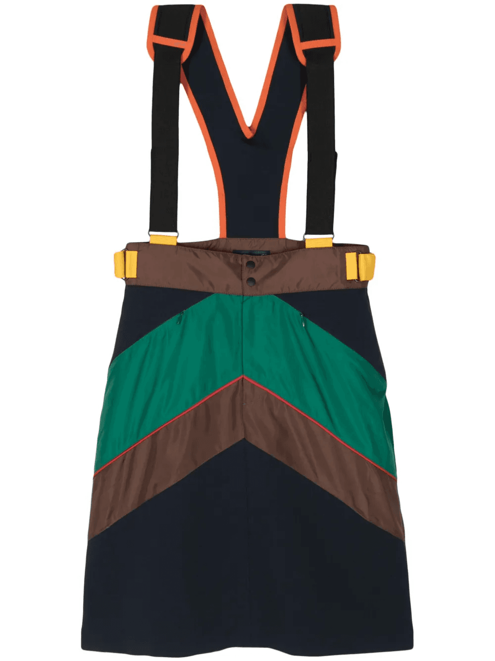colour-block dungaree dress - Image 1