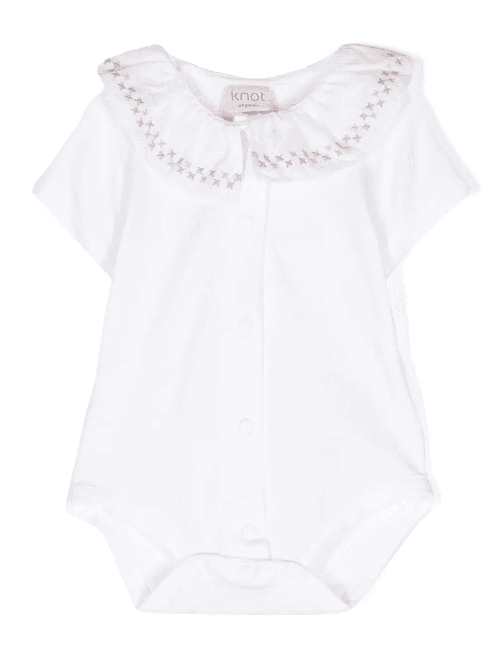 Saudade ruffle-collar bodysuit - Image 1