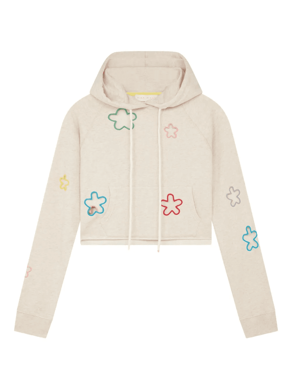 flower-embellishment hoodie - Image 1