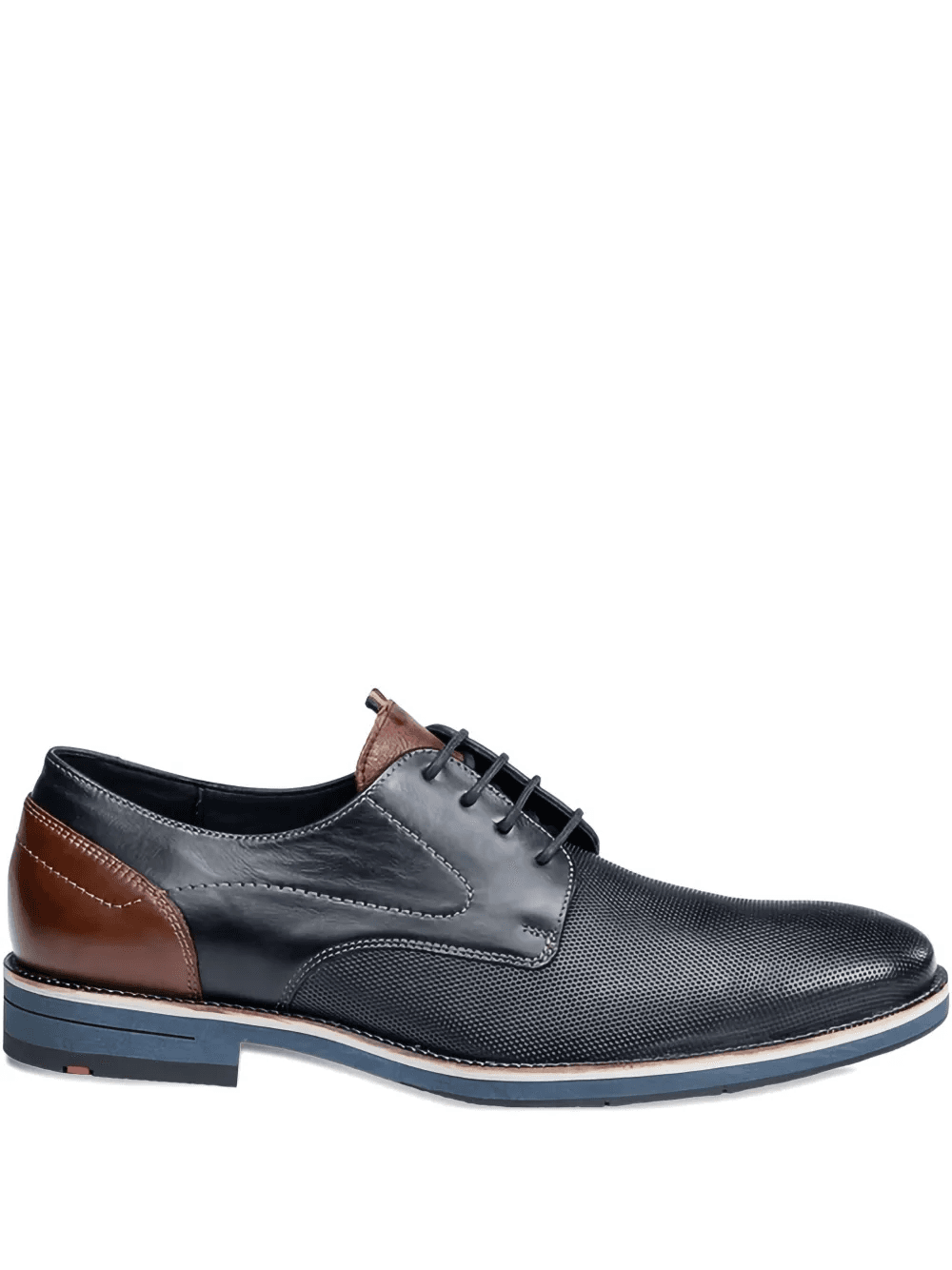 Harris textured leather Derby shoes - Image 1