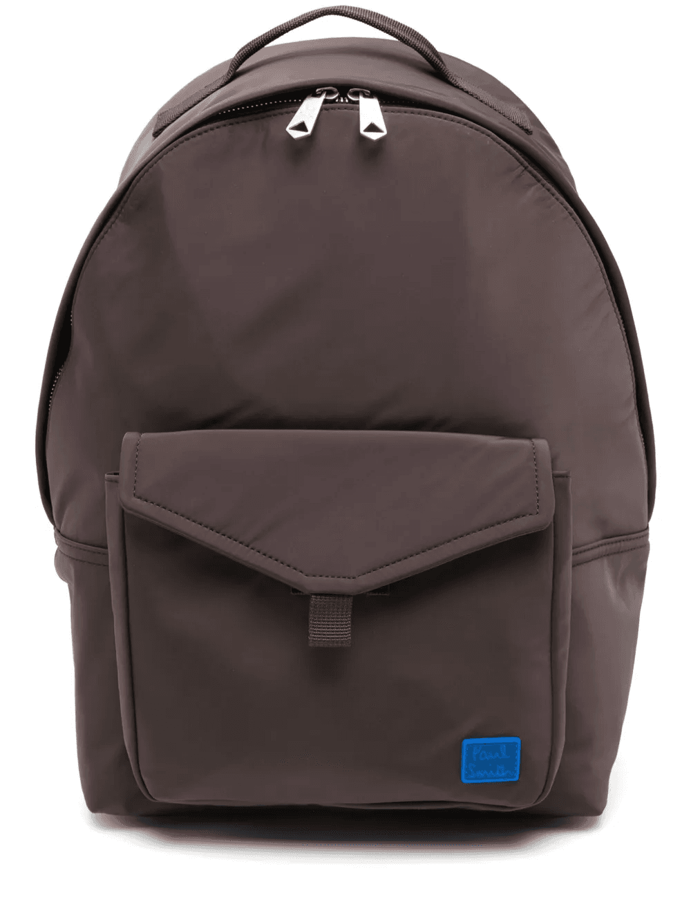 flap-pocket leather backpack - Image 1