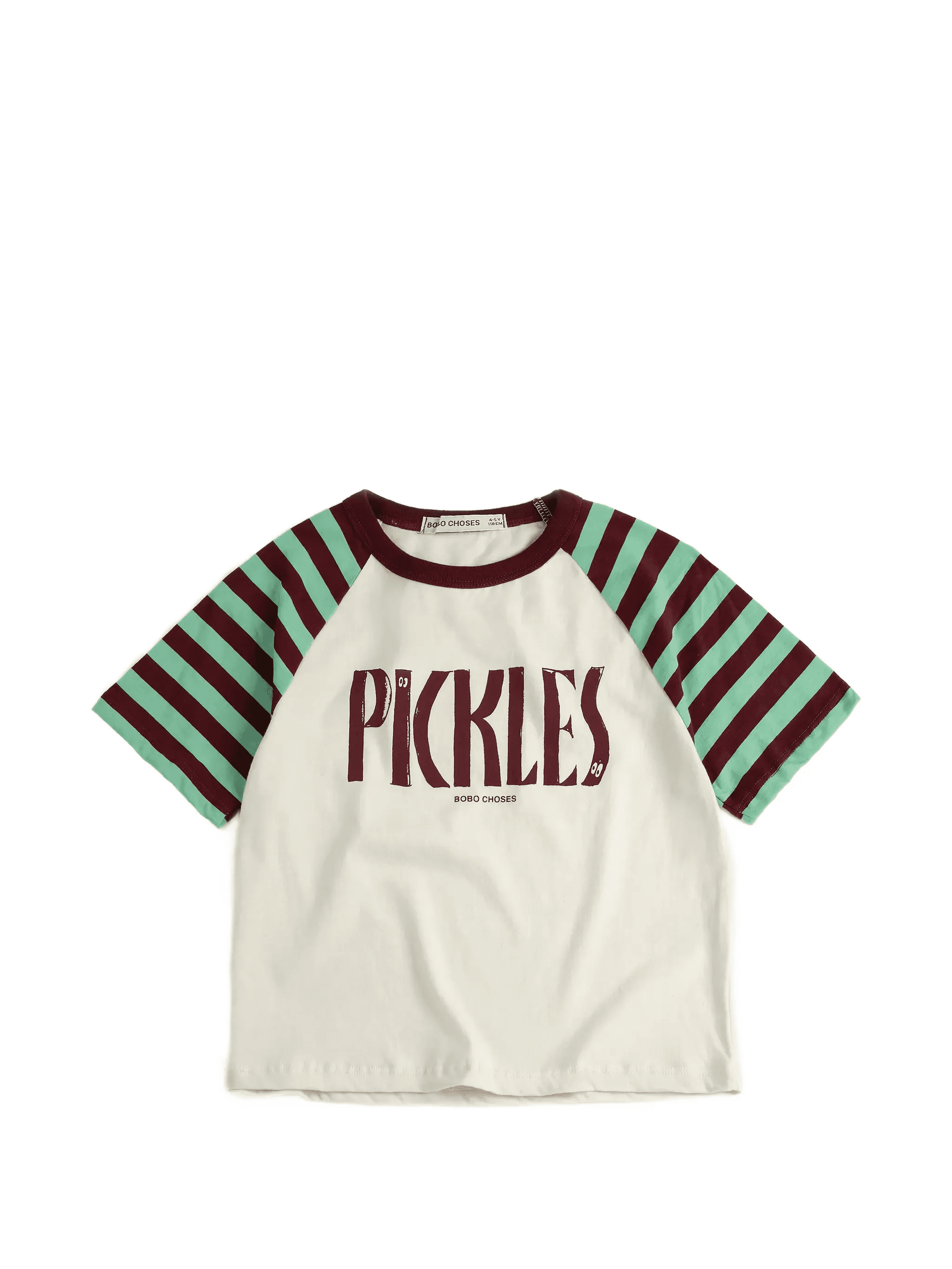 striped raglan T-shirt - Image 1