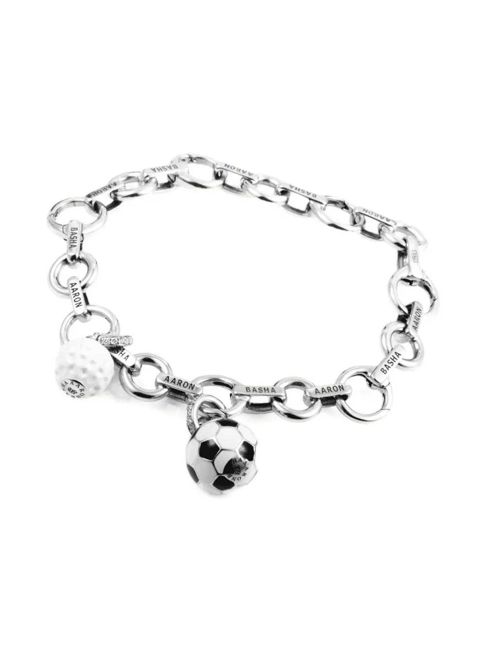 18K white gold Sports diamond bracelet - Image 1