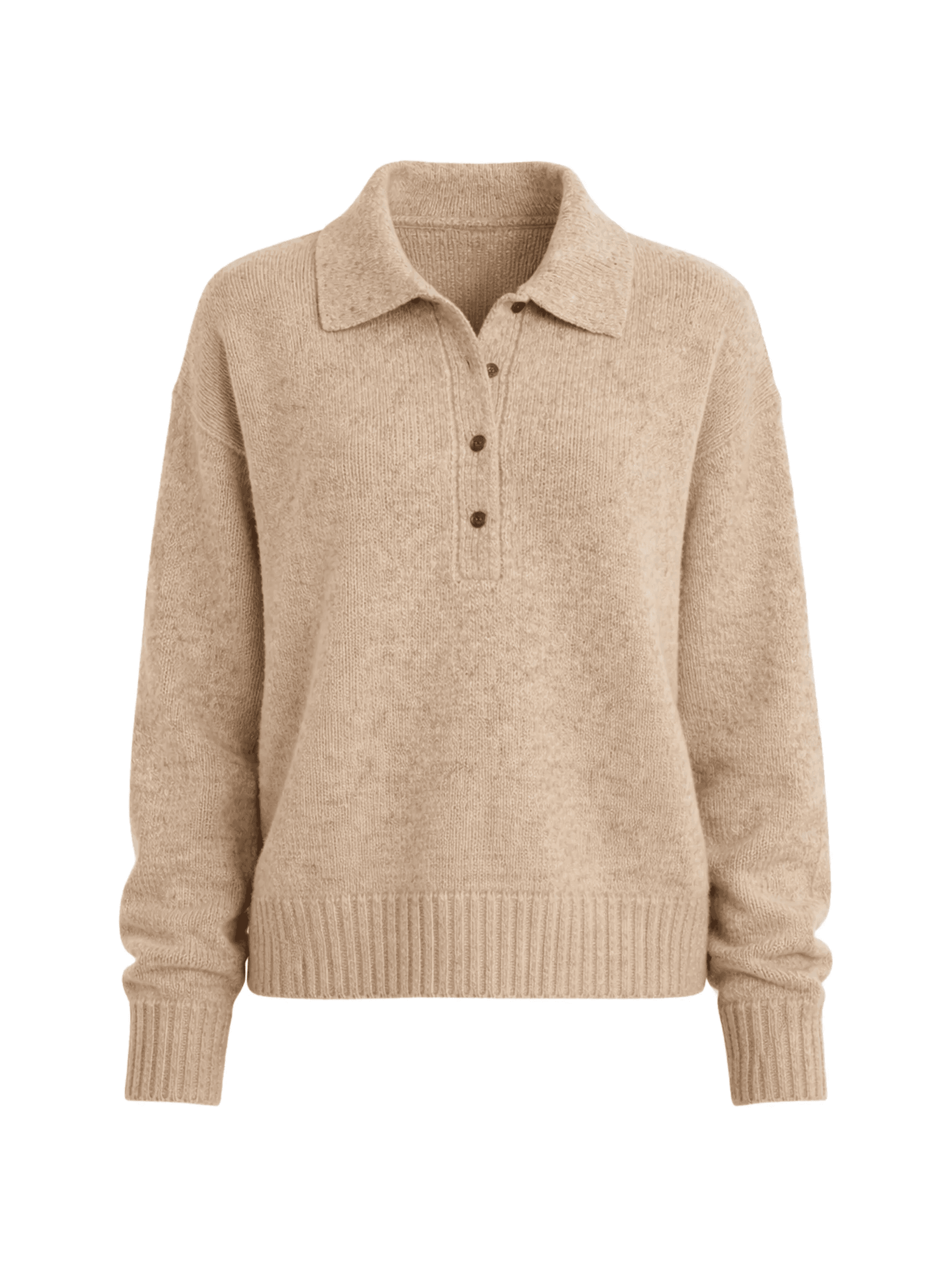 button-up polo shirt - Image 1