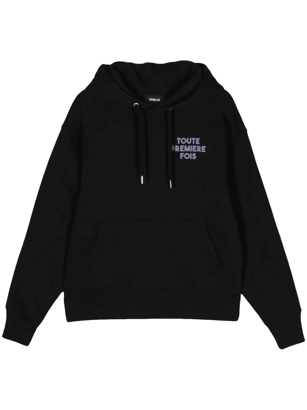 graphic-print cotton hoodie - Image 1