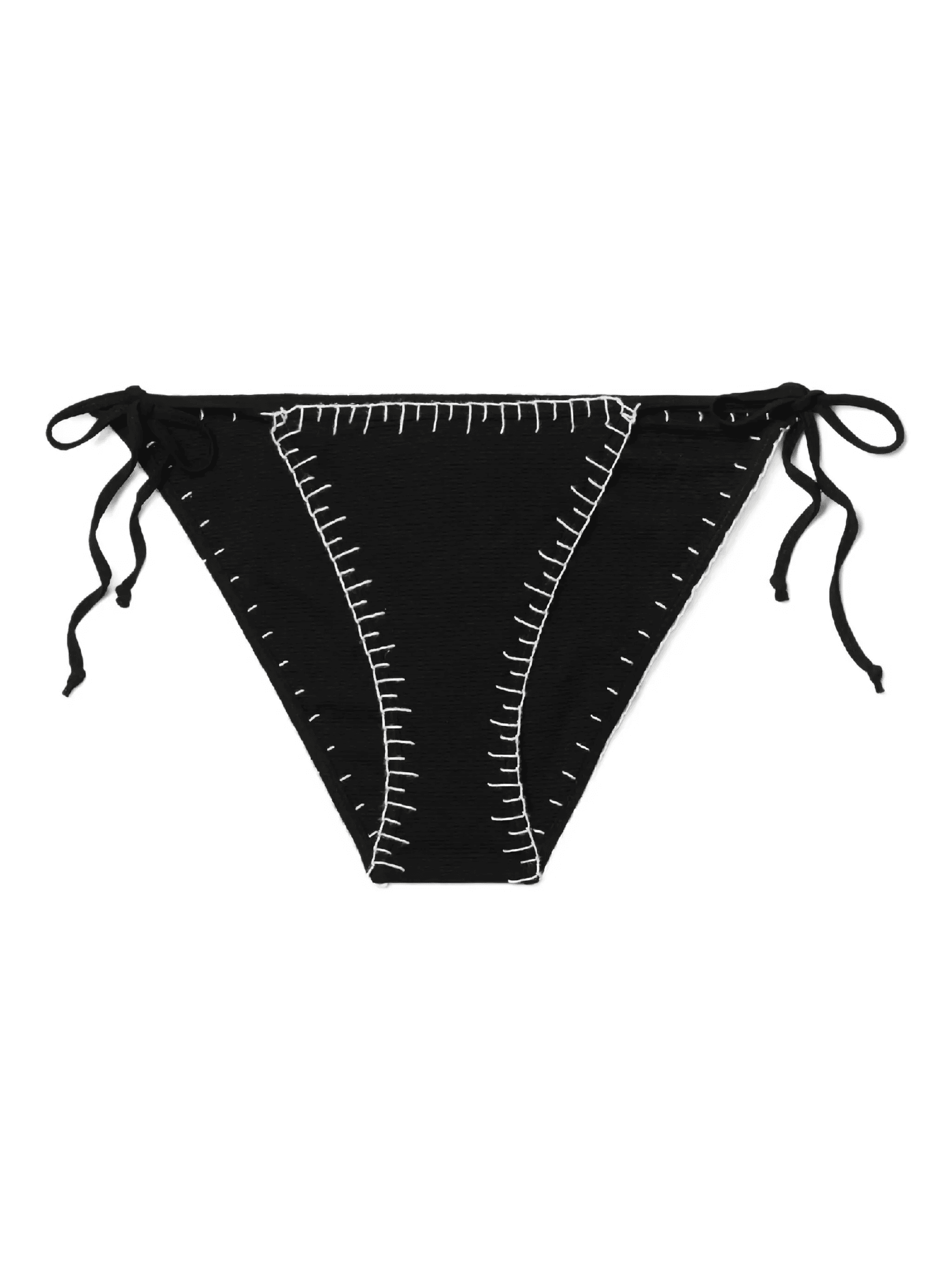contrast-stitching bikini bottoms - Image 1