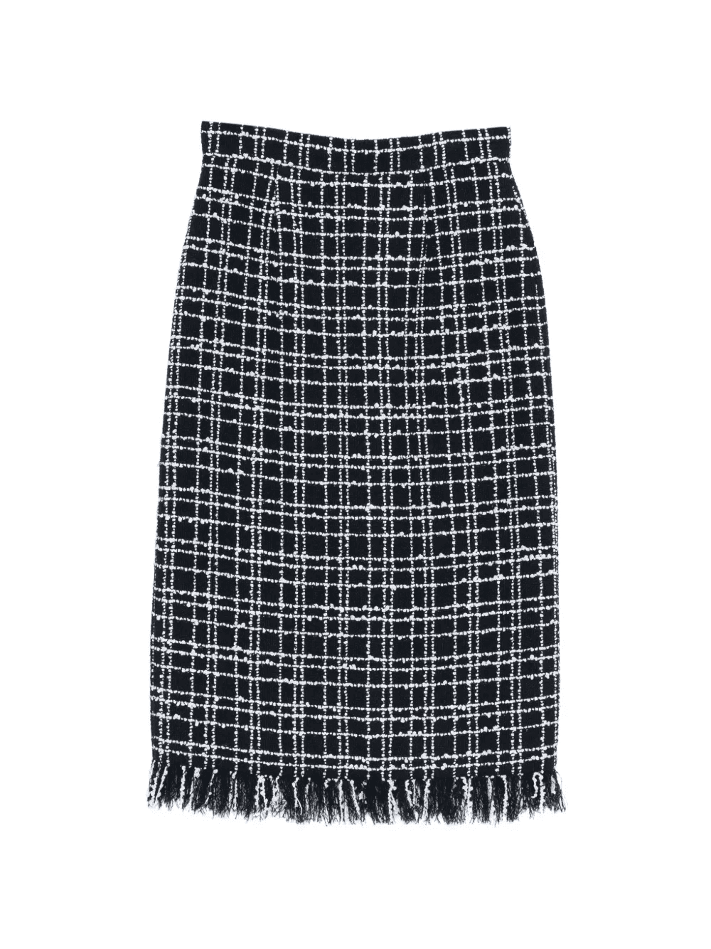 check-pattern midi skirt - Image 1