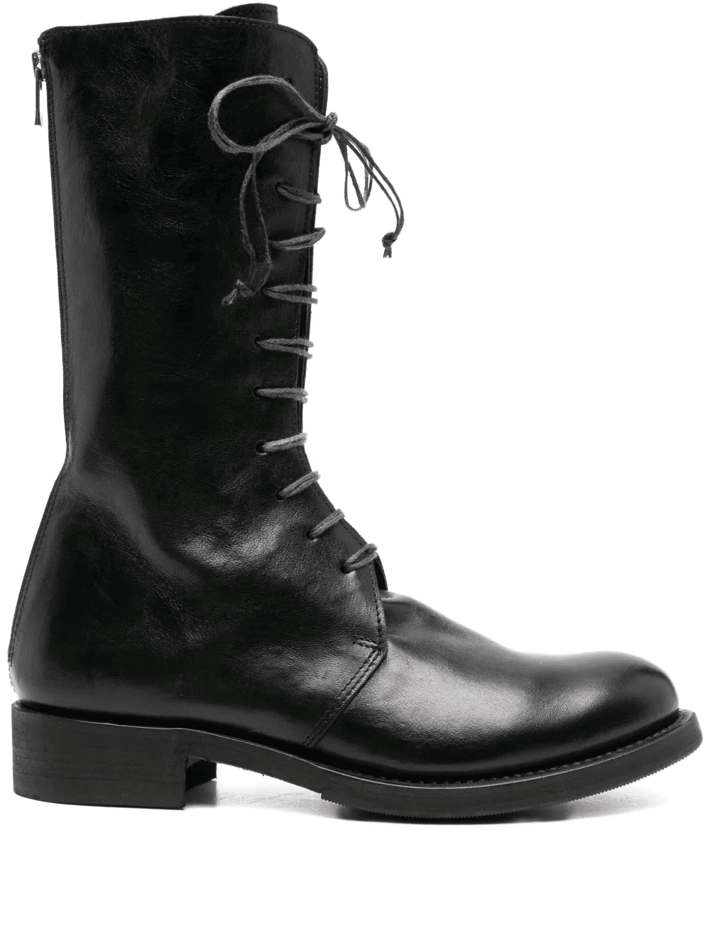 lace-up leather boots - Image 1