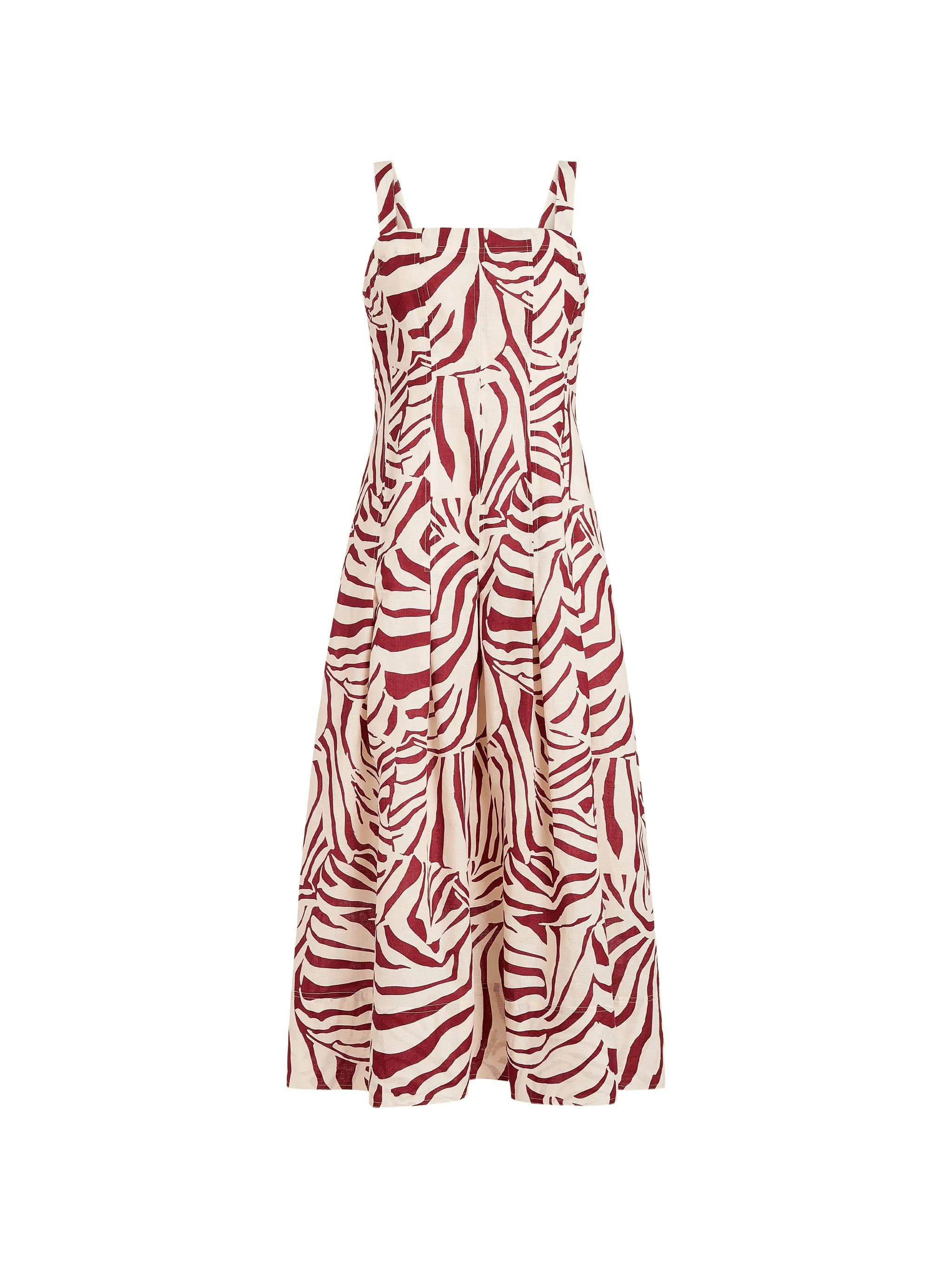 Dixon zebra-print midi dress - Image 1