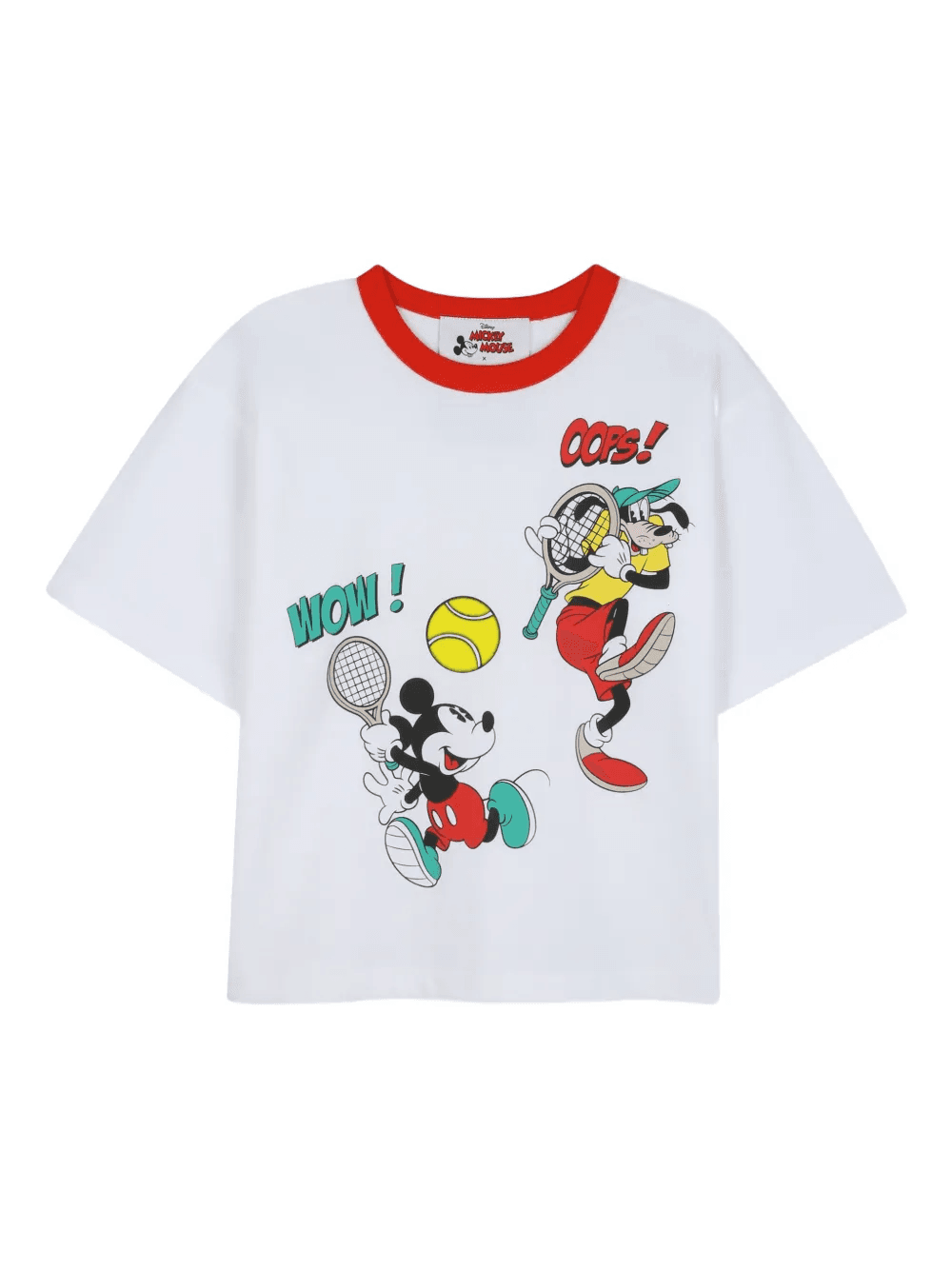 x Mickey Mouse red-trim T-shirt - Image 1