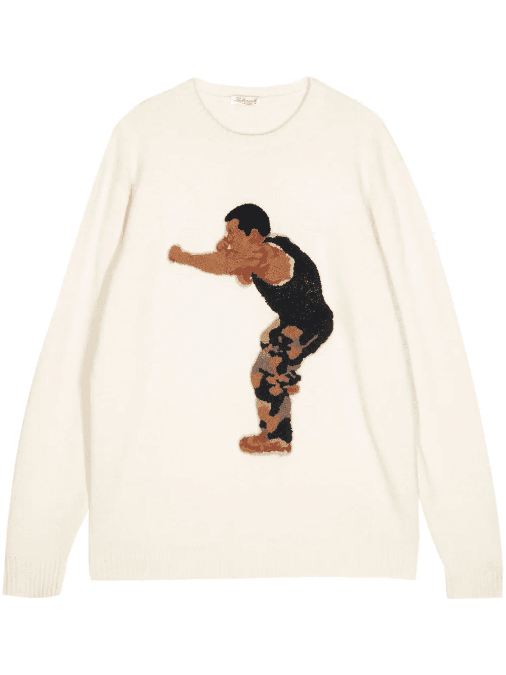 boxer-embroidered jumper - Image 1