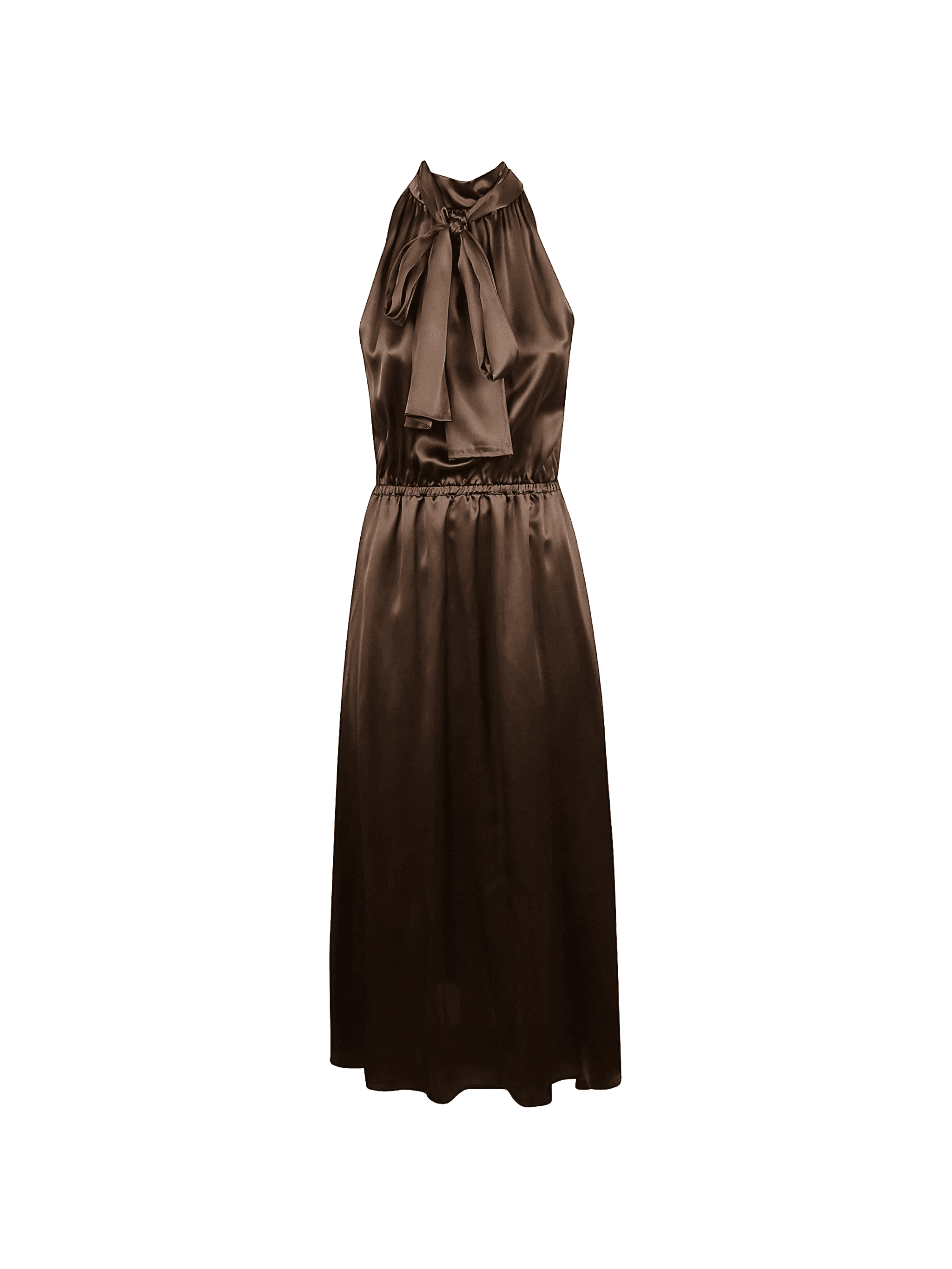 Crida tie-neck midi dress - Image 1