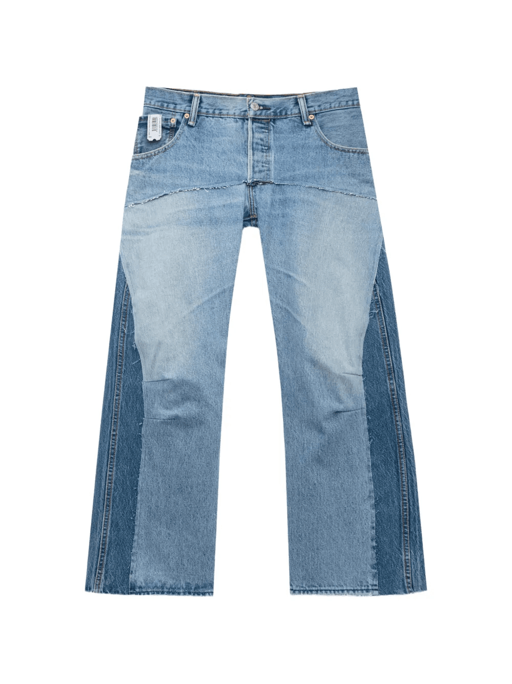 layered flared jeans - Image 1