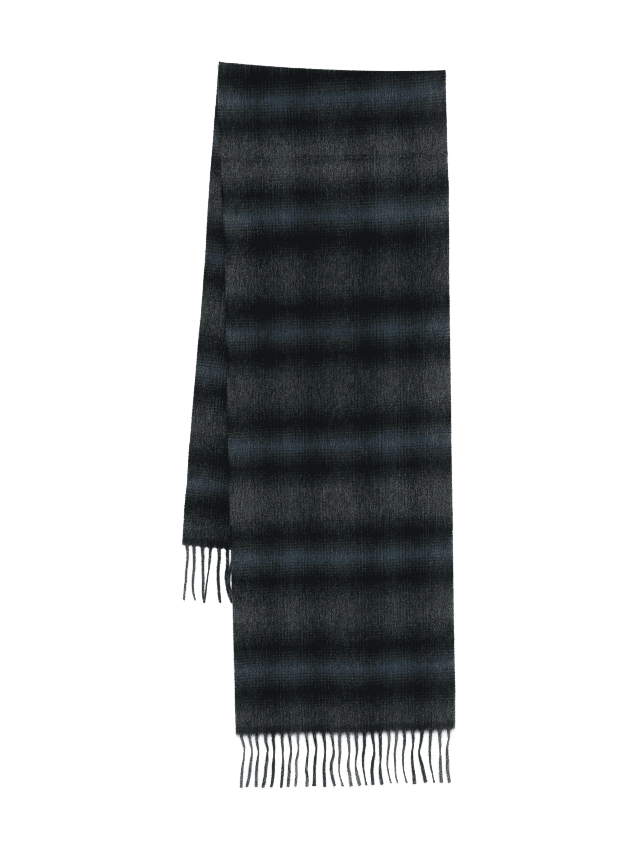 fringed plaid scarf - Image 1
