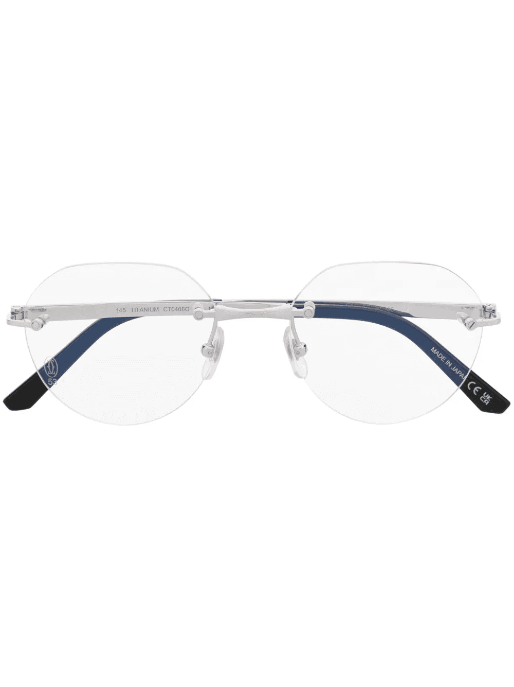 frameless two-tone glasses - Image 1