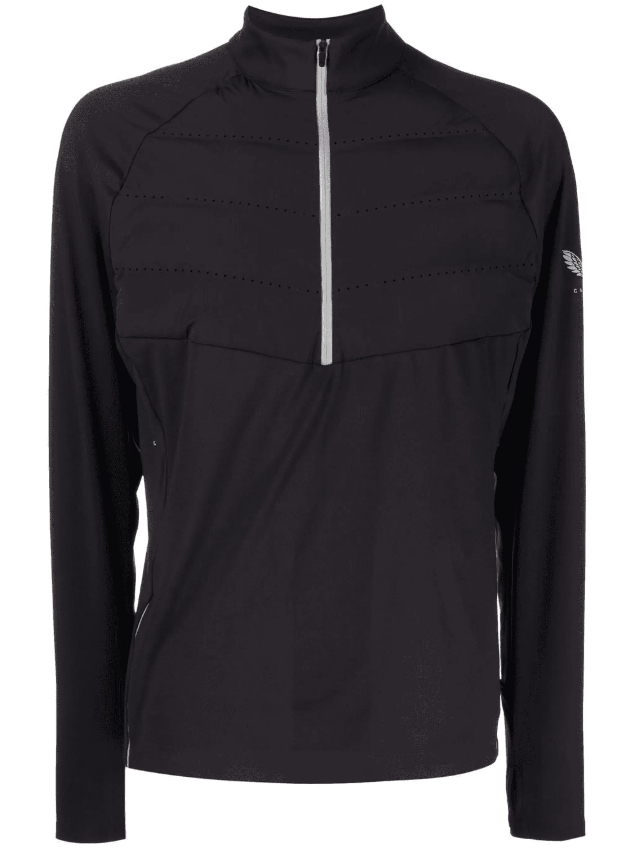 zip-front logo-print jacket - Image 1