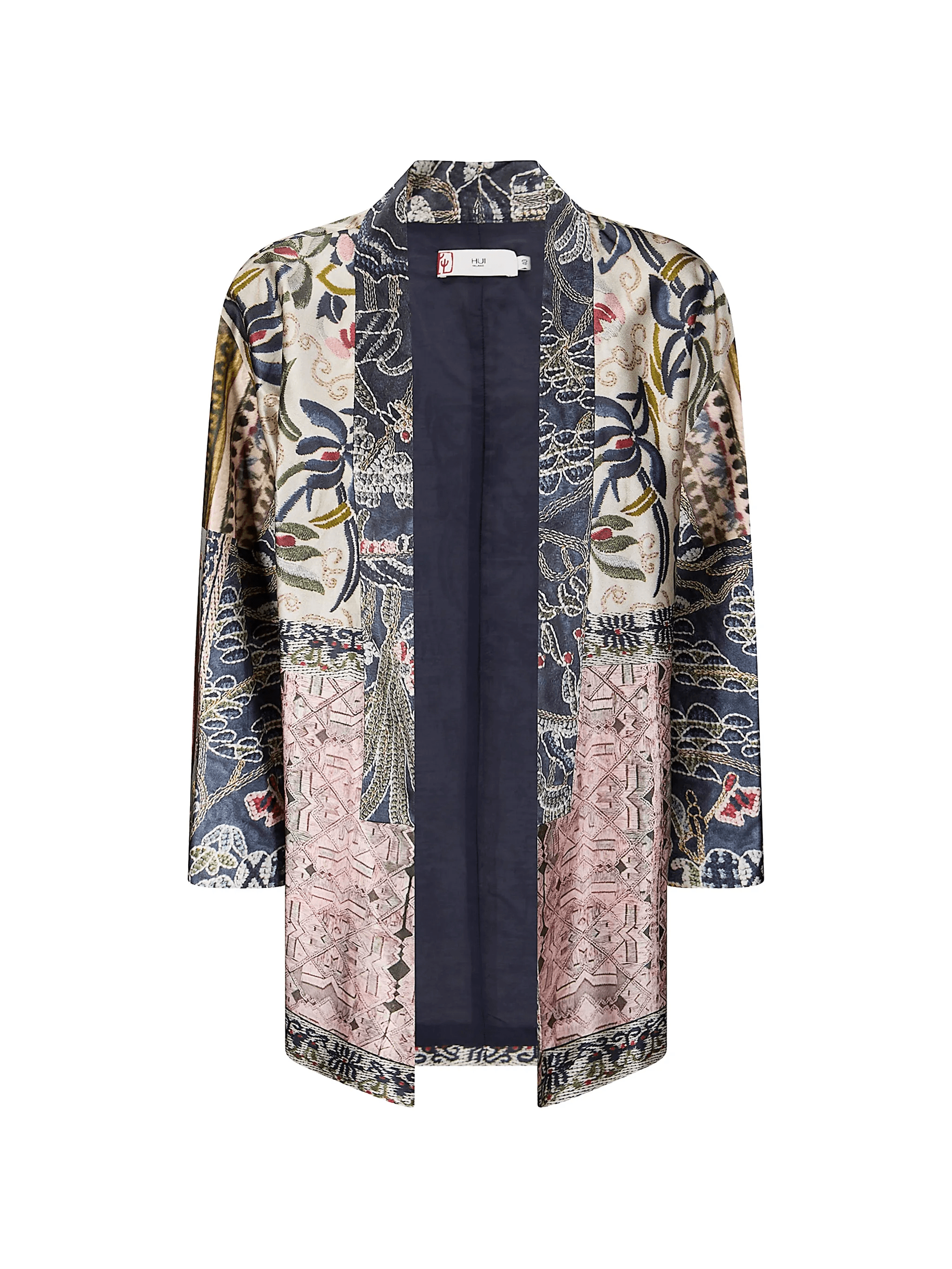 printed silk jacket - Image 1