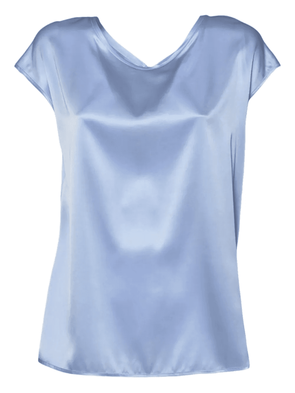 tie-detail crew-neck top - Image 1