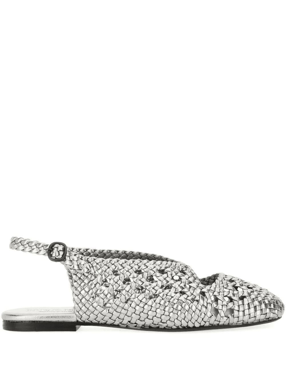 woven strap ballet flats - Image 1
