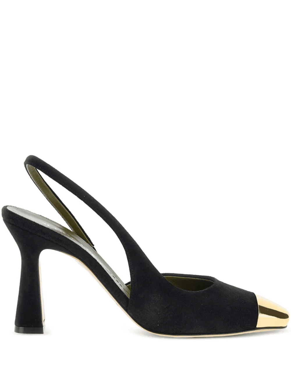 90mm Eleonora gold-toe slingback - Image 1
