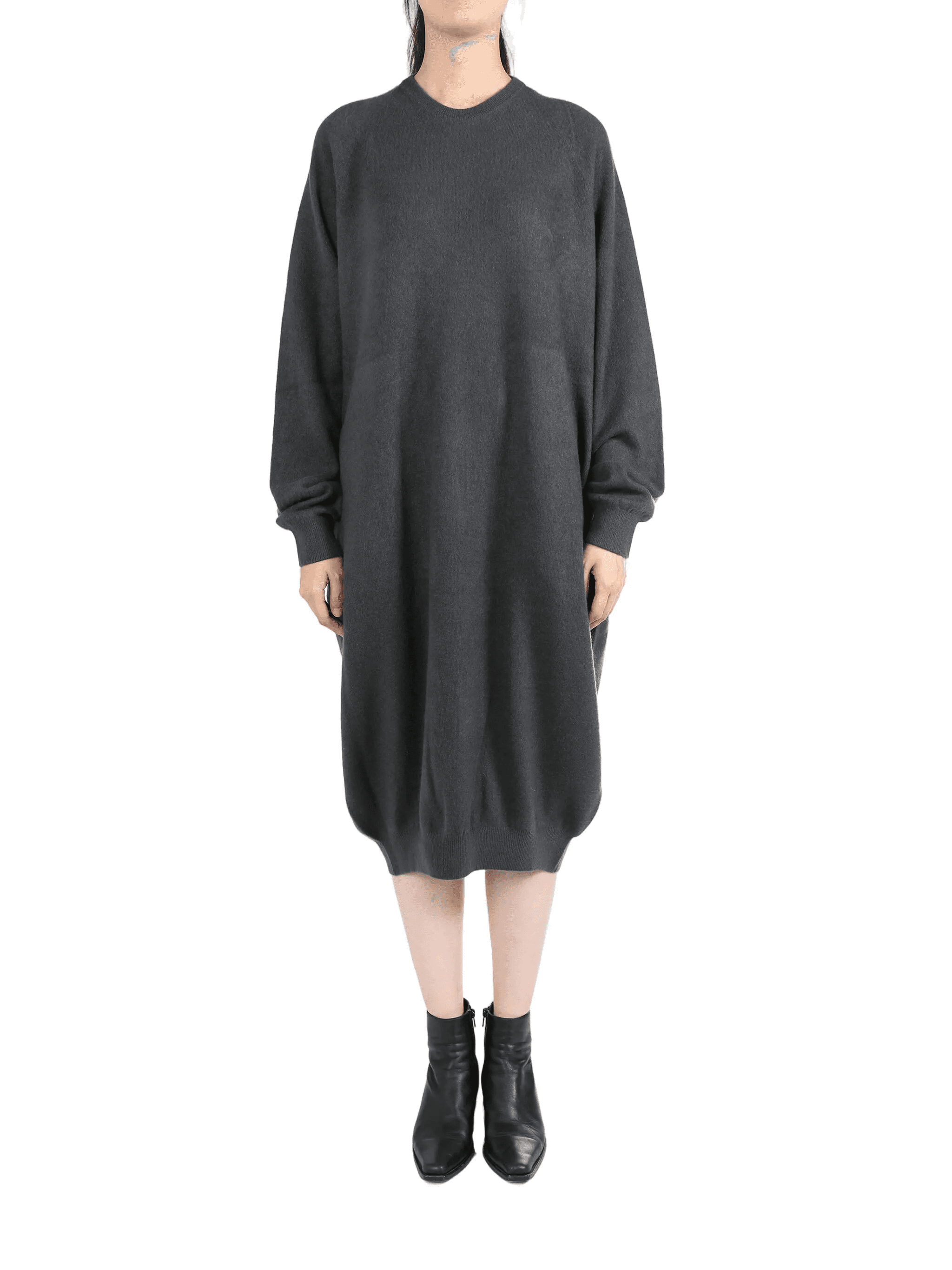 cashmere balloon dress - Image 1