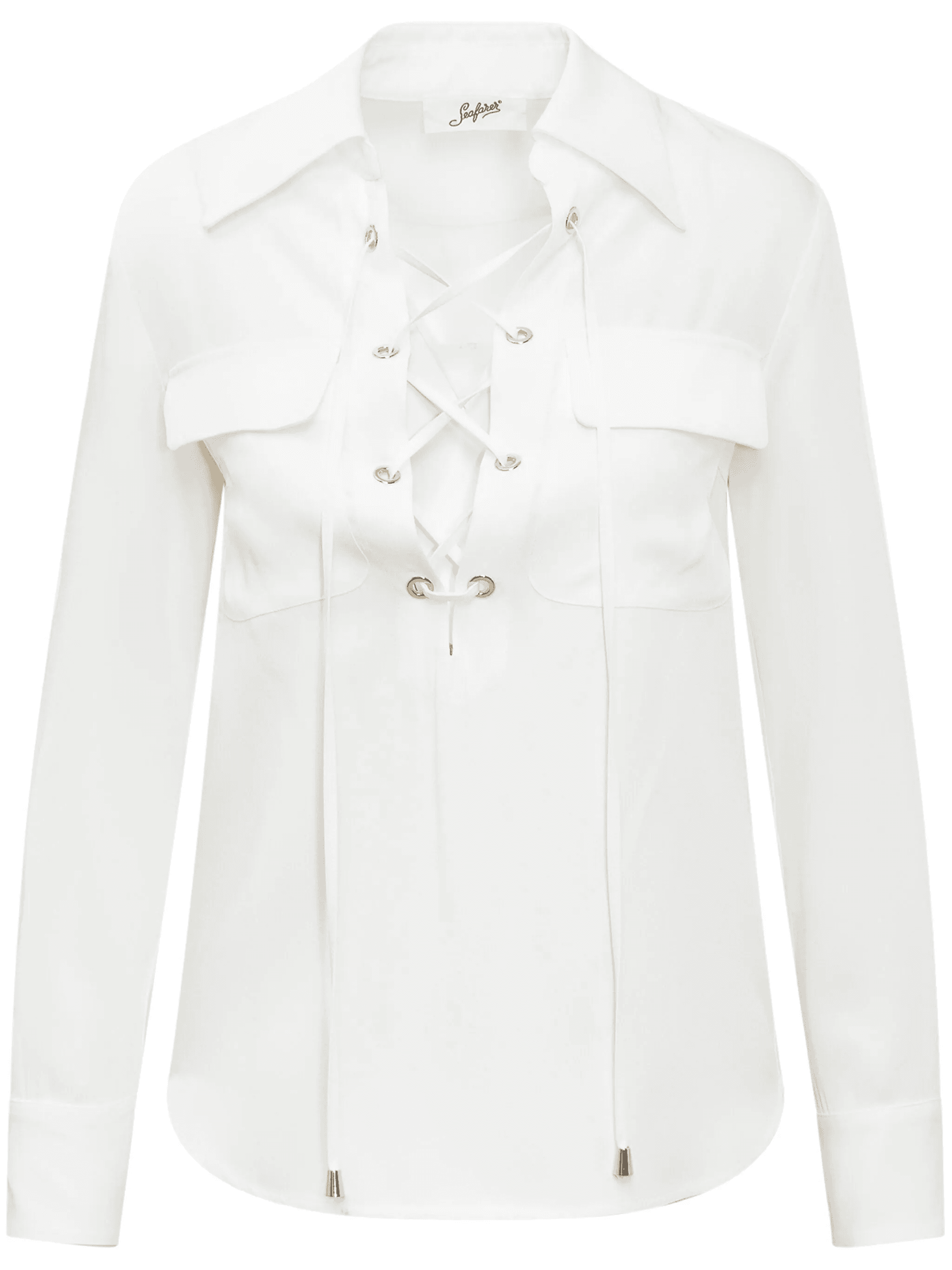 lace-detail shirt - Image 1