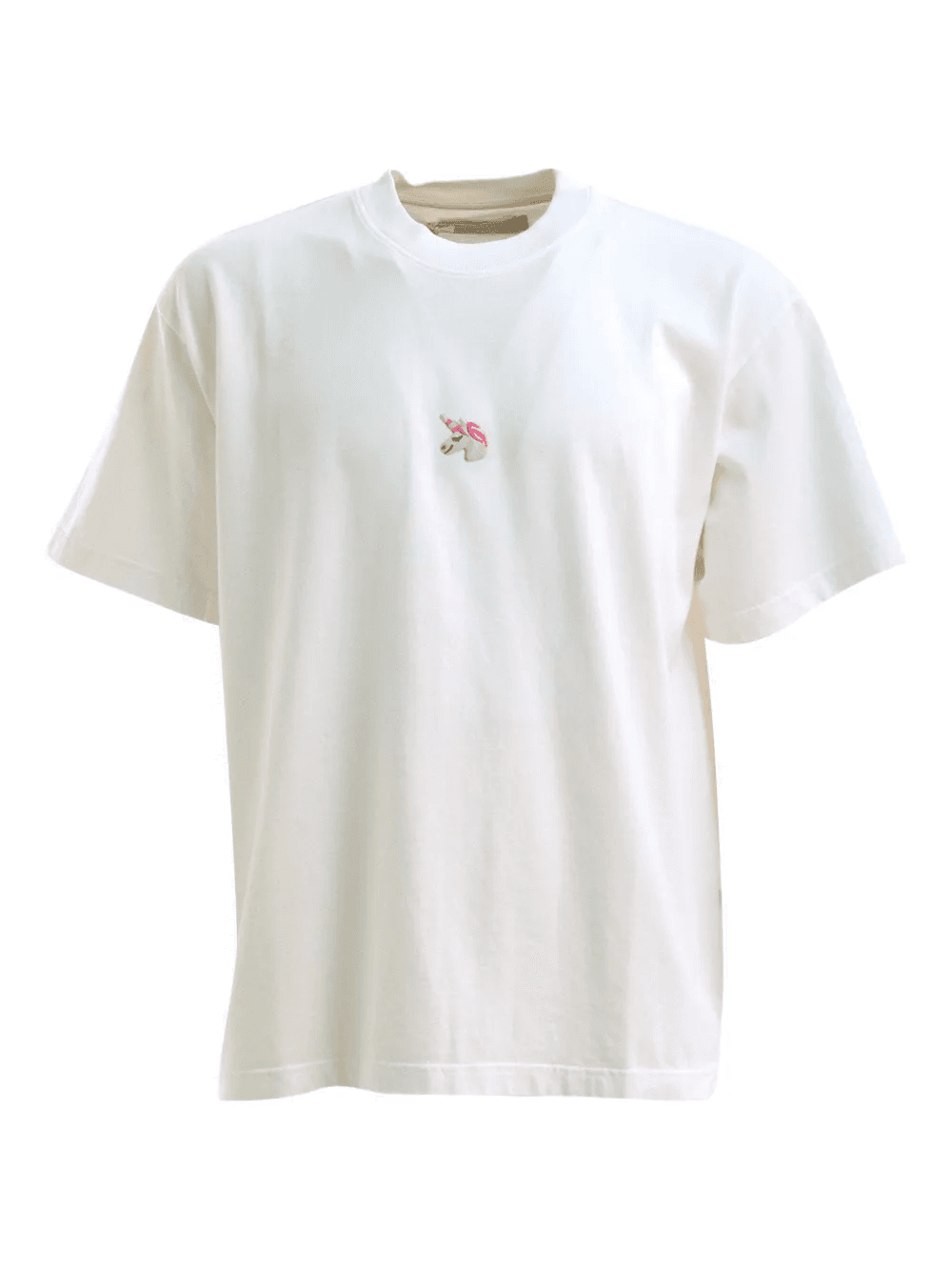 embroidered-unicorn T-shirt - Image 1
