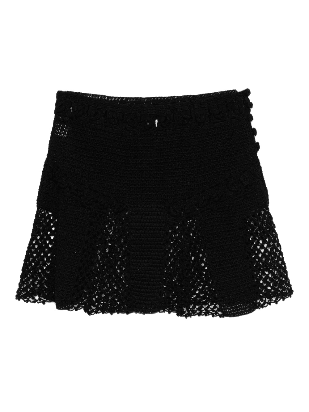 Floret crochet mini skirt - Image 1