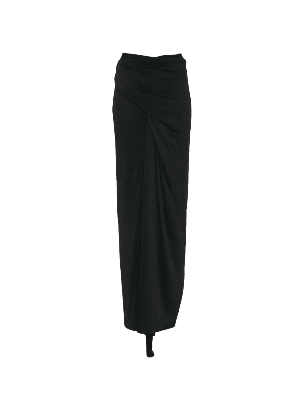 draped asymmetric skirt - Image 1