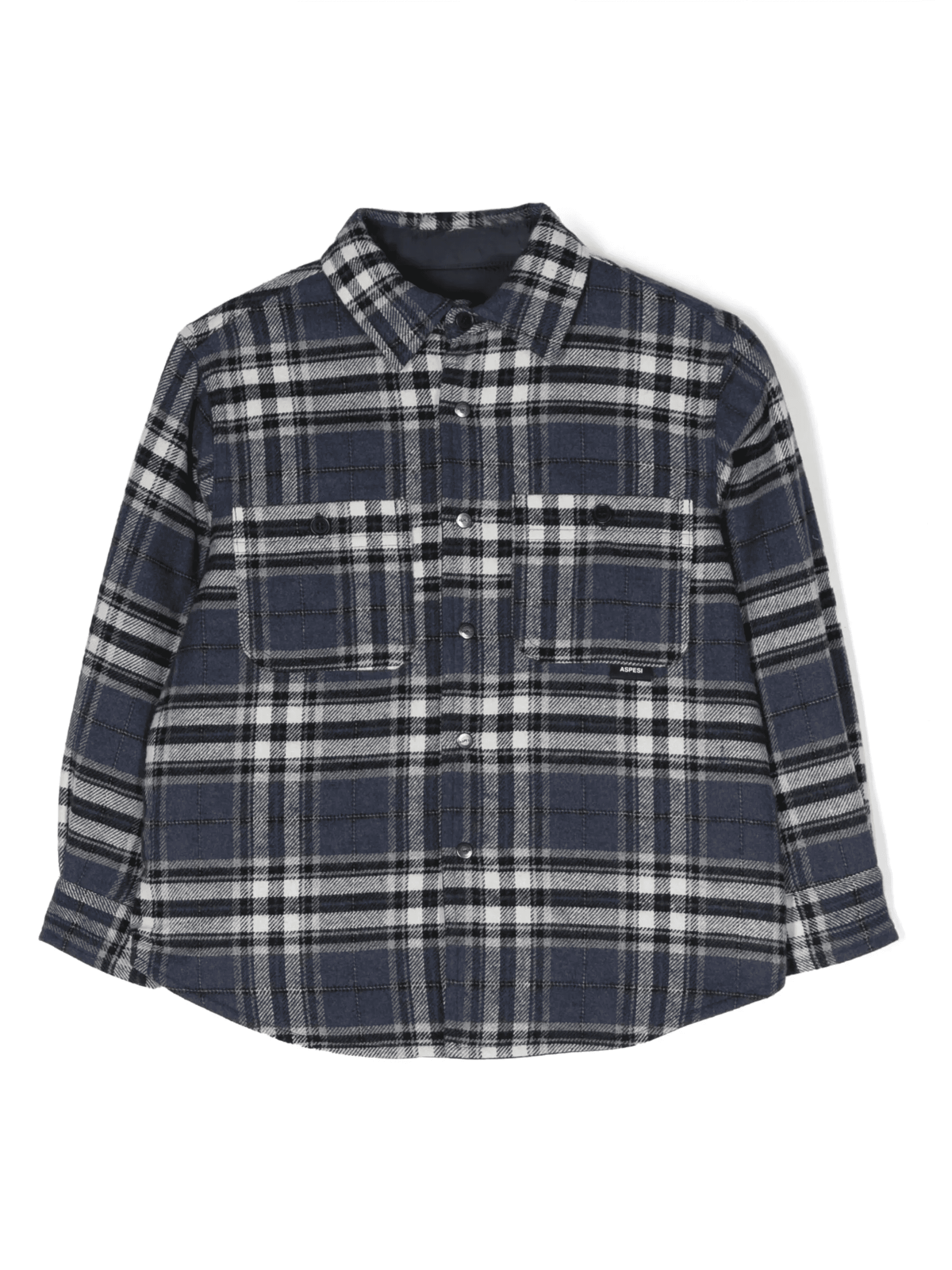 plaid-check pattern shirt jacket - Image 1