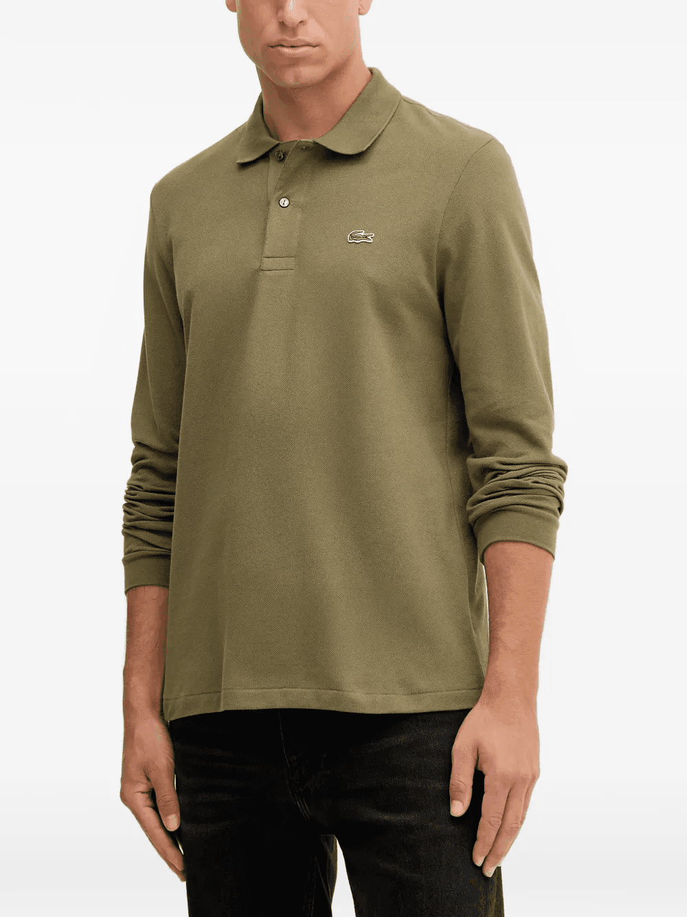 long-sleeve polo shirt - Image 1