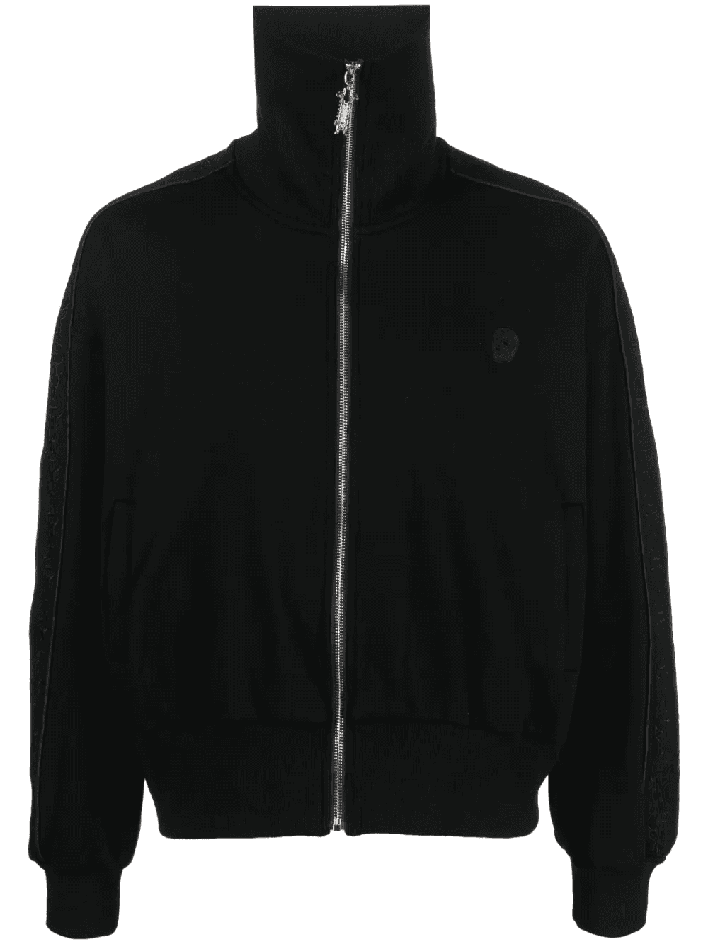 logo-embroidered zip-up sweatshirt - Image 1