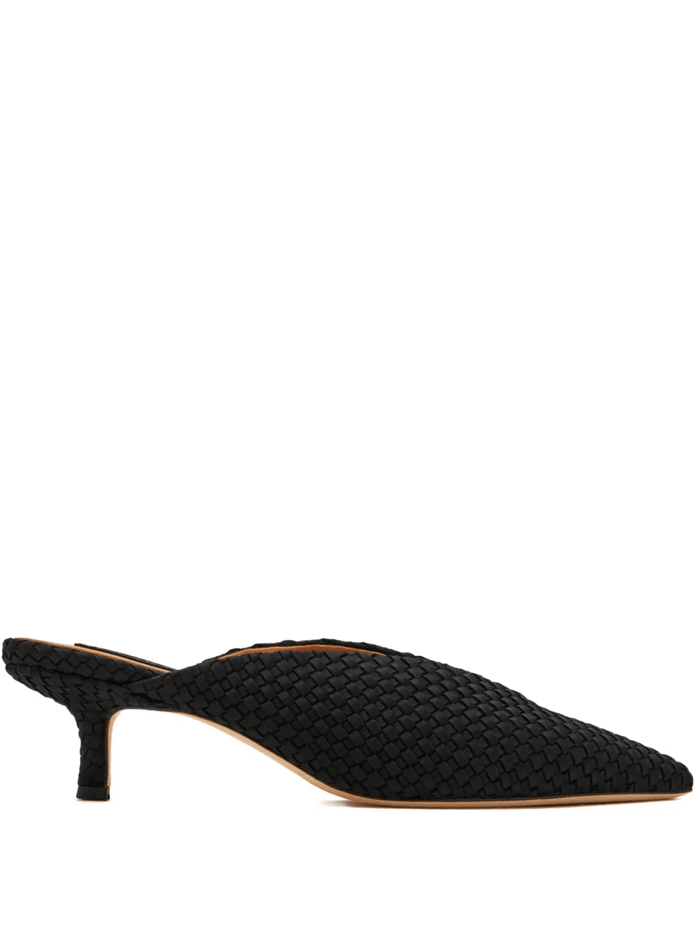 Strada woven-design heeled mules - Image 1