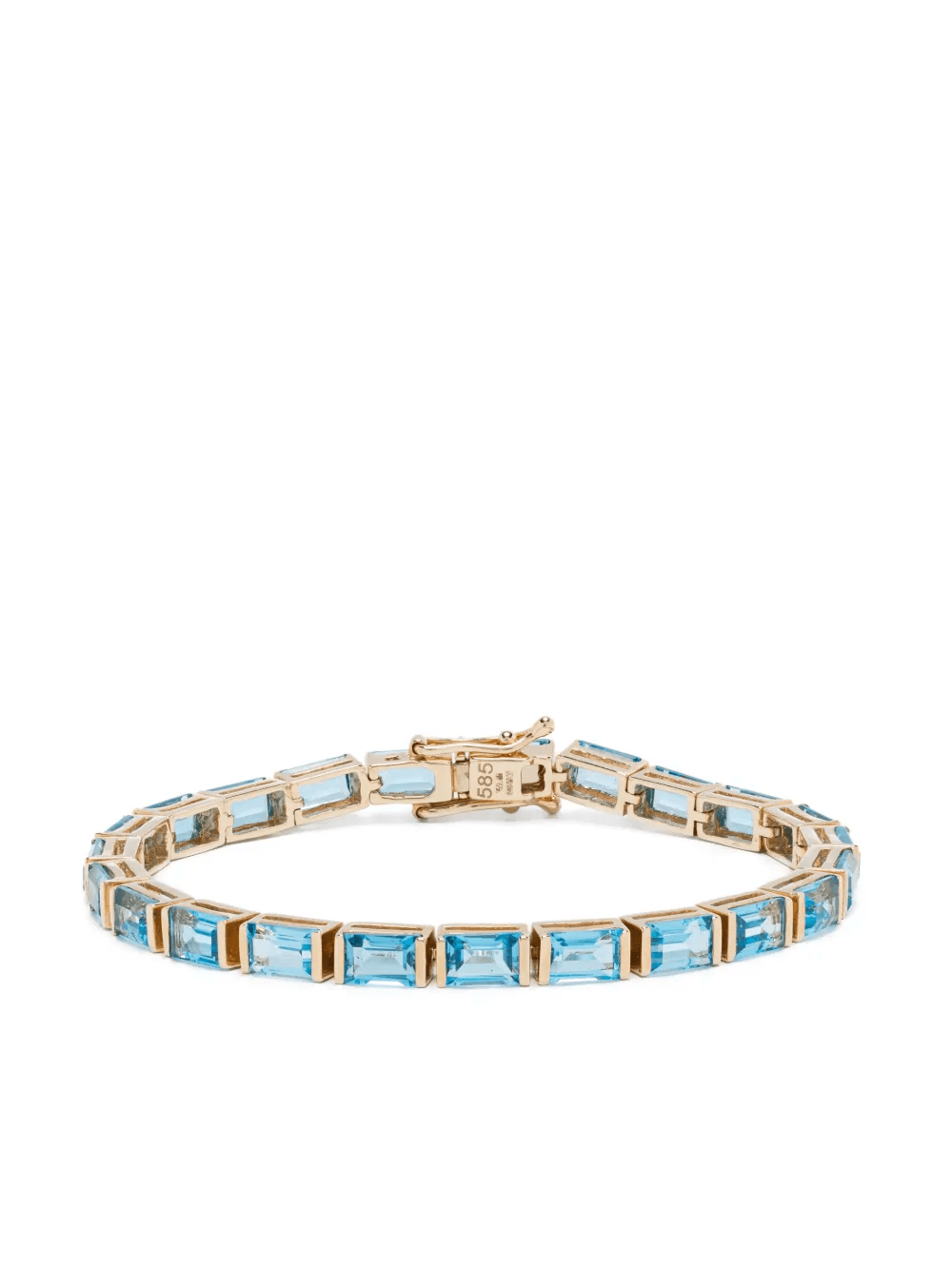 14kt yellow gold Creo topaz bracelet - Image 1