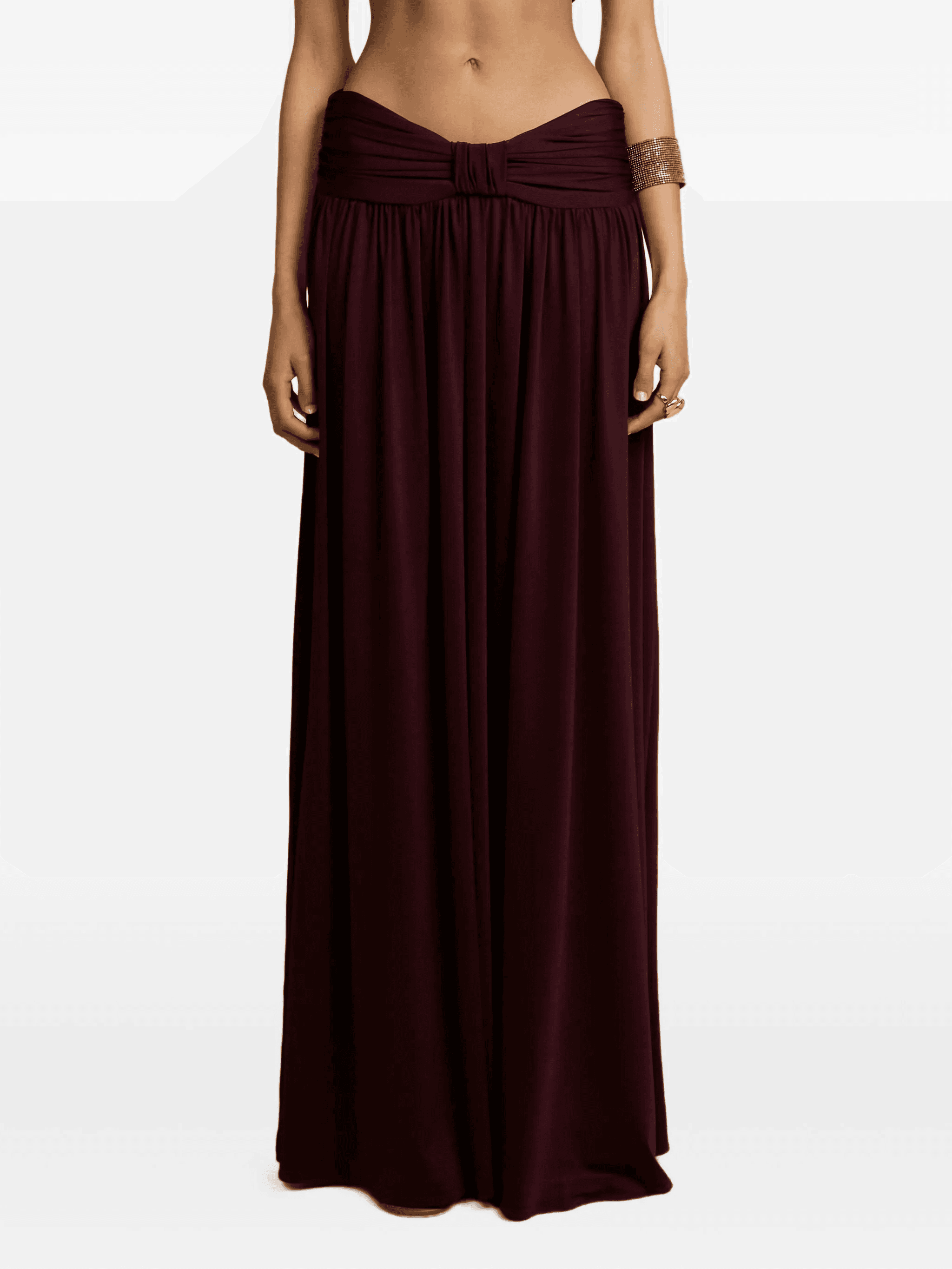 Alessia draped maxi skirt - Image 1