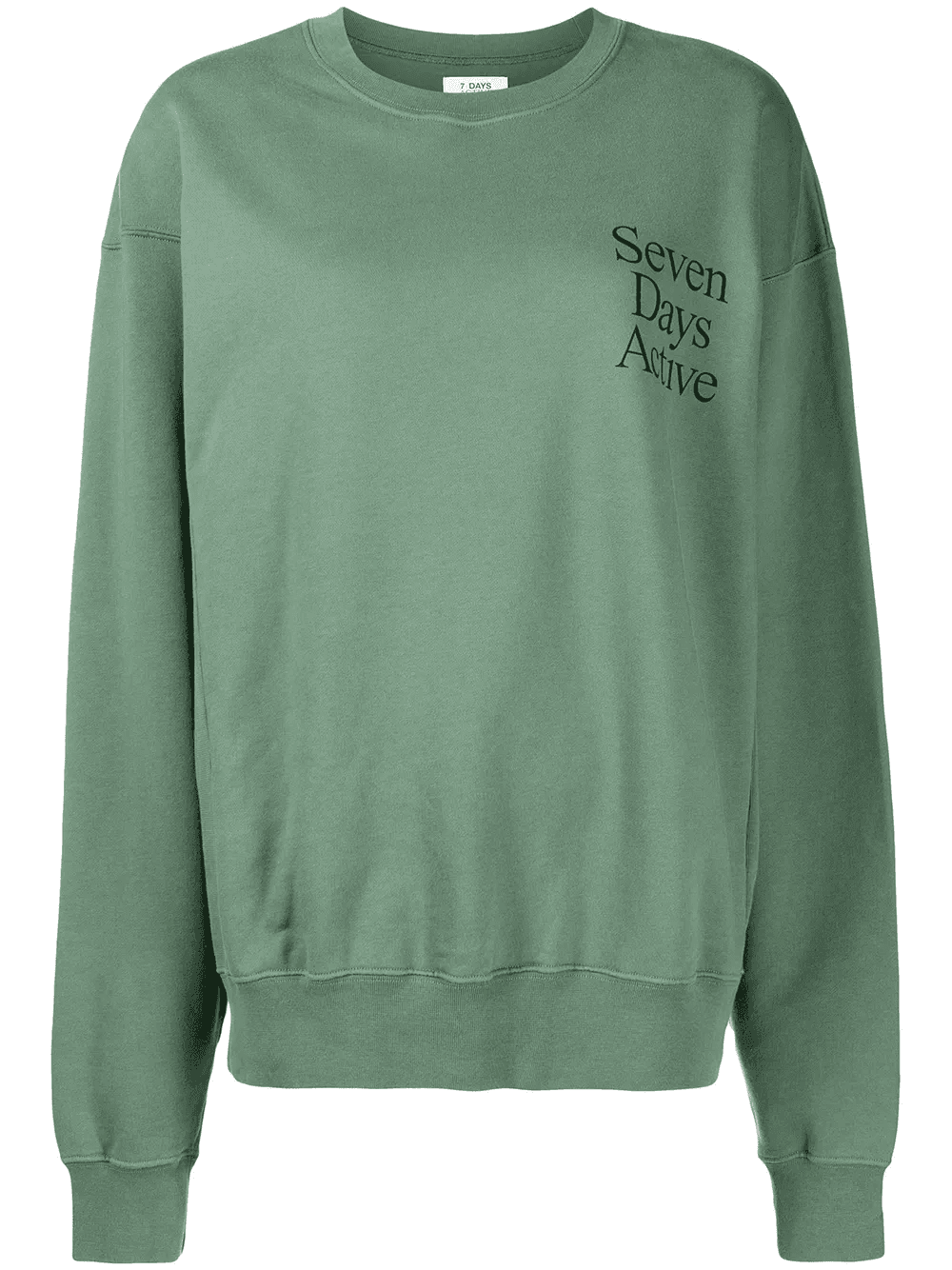 logo-print crew neck sweatshirt - Image 1