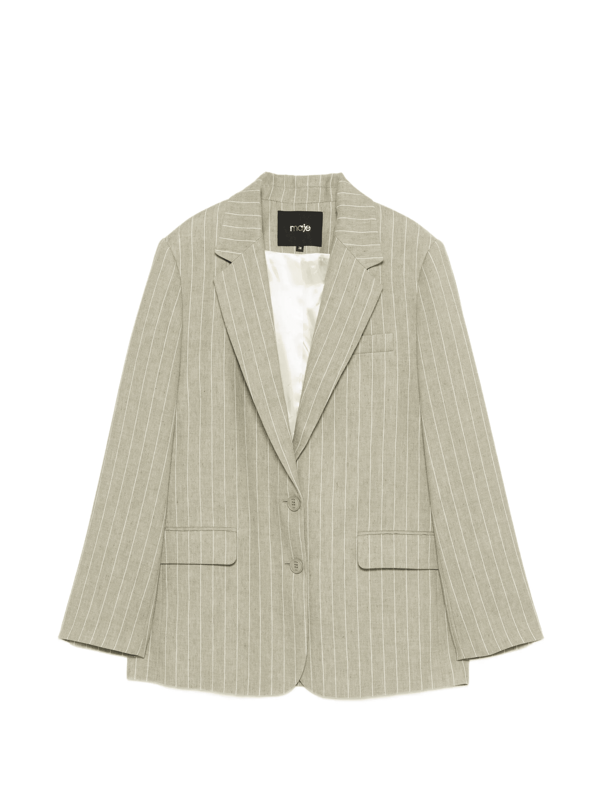 pinstripe-pattern blazer - Image 1