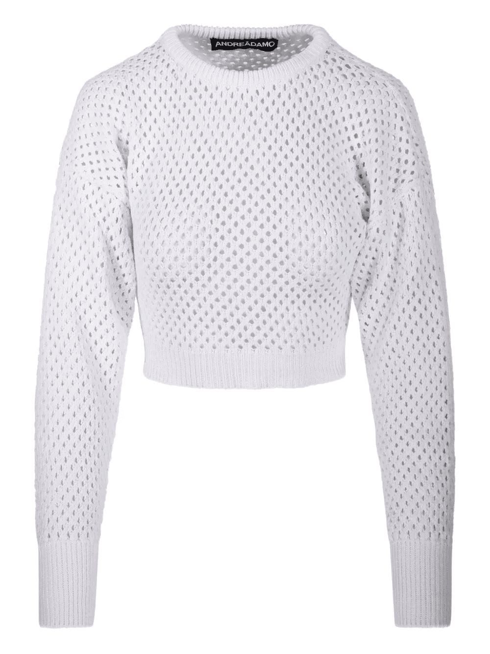 crochet-knit sweater - Image 1