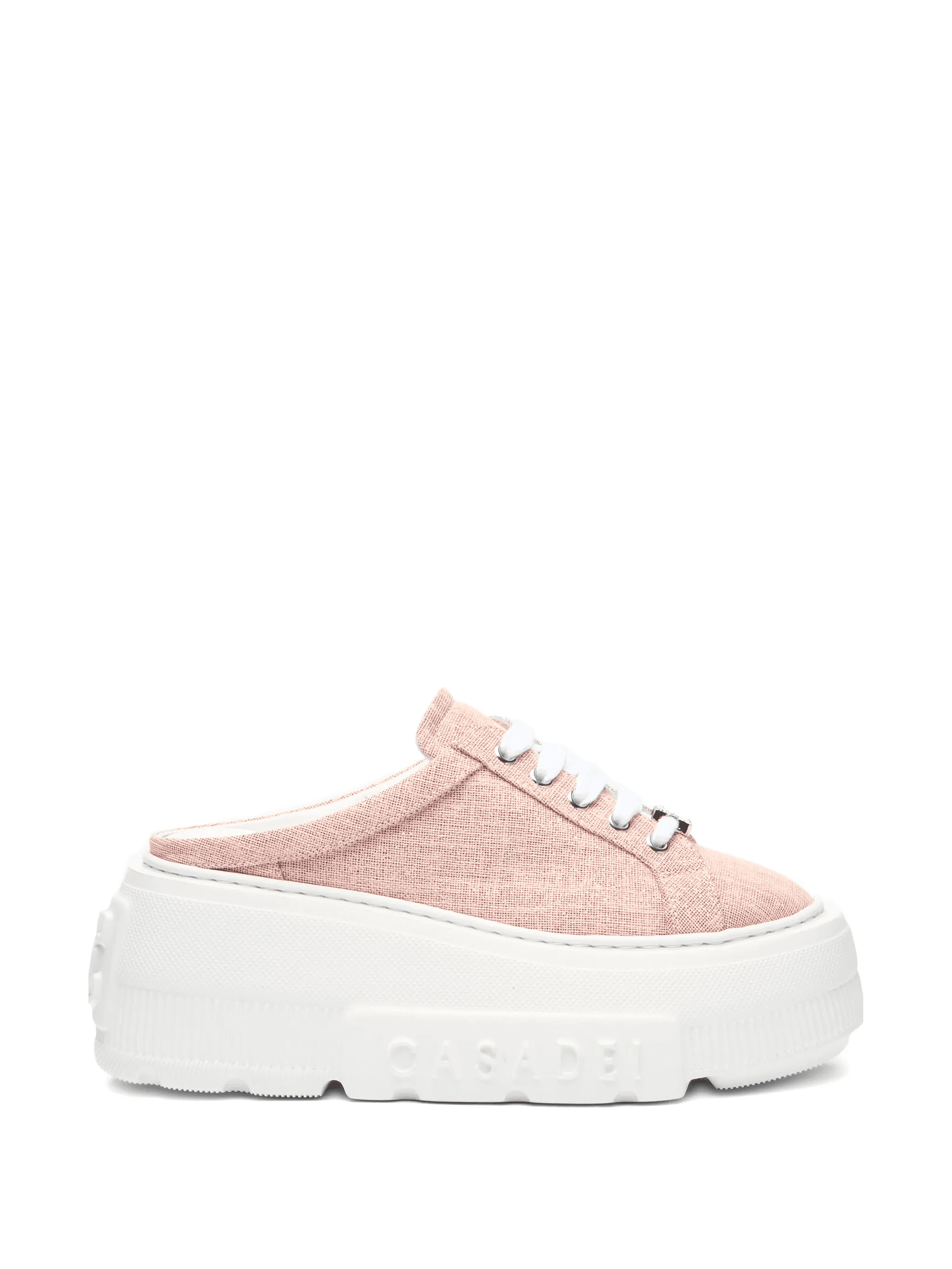 pink heeled mules - Image 1