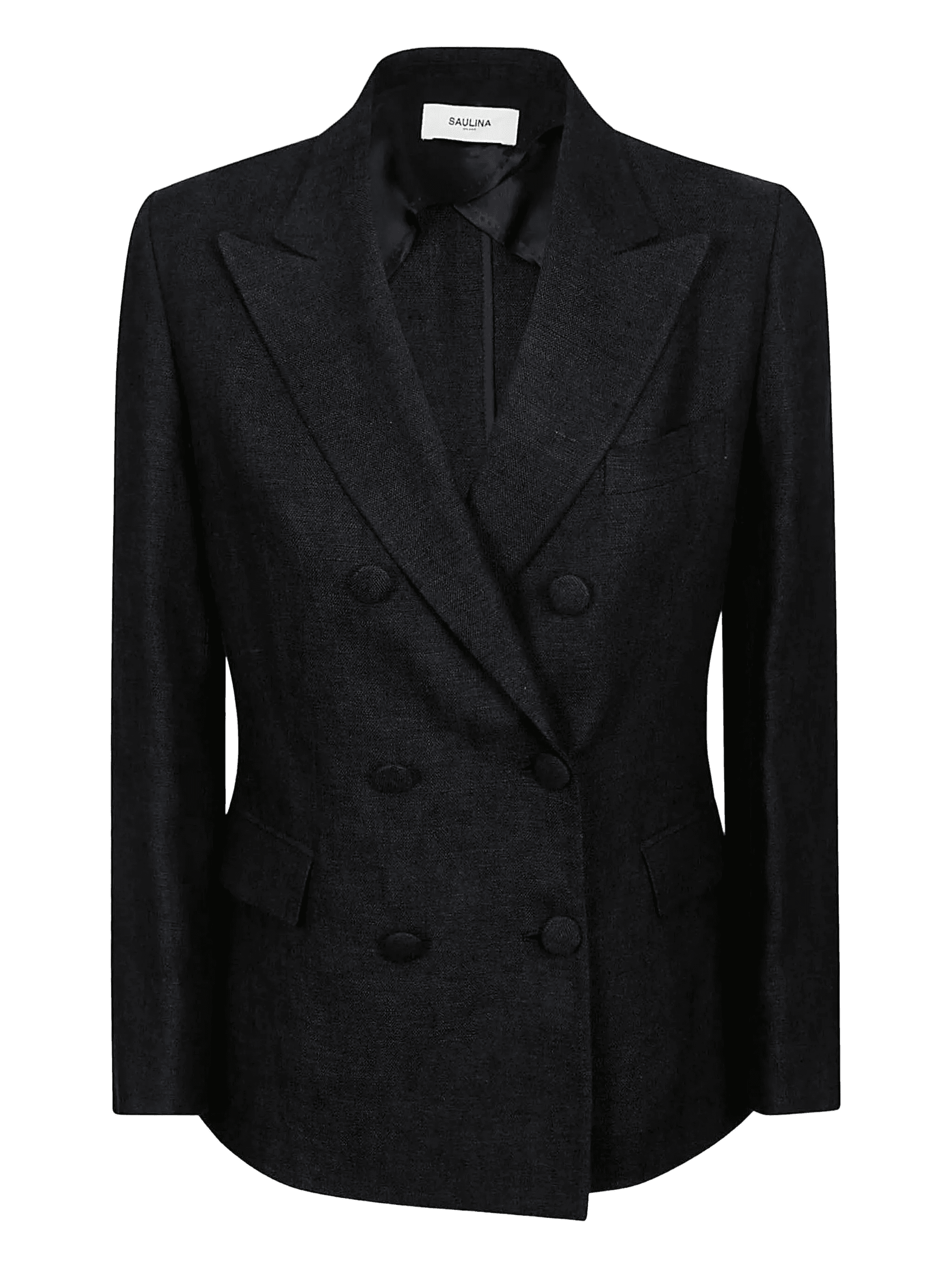 double-breasted flap-pocket blazer - Image 1