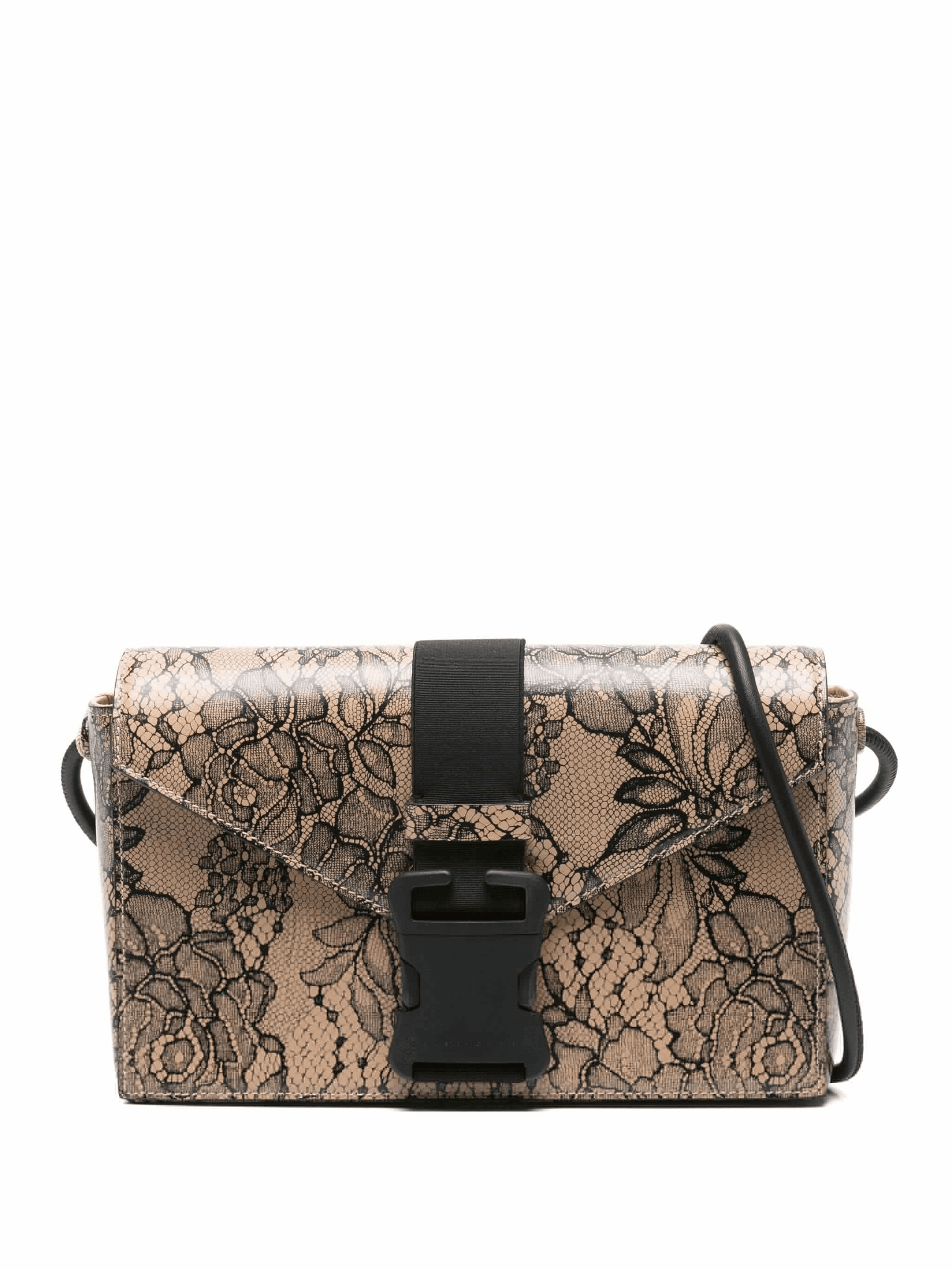 floral buckle shoulder bag - Image 1