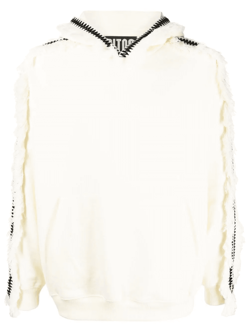 embroidered-detail hoodie - Image 1