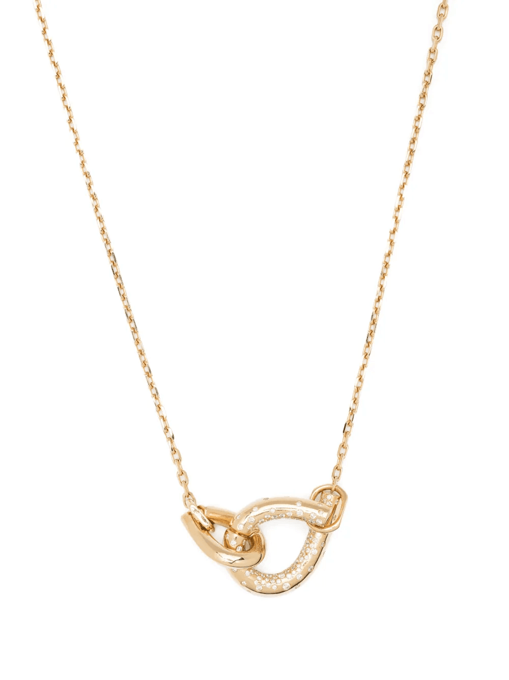 18kt yellow gold Oera diamond pendant necklace - Image 1