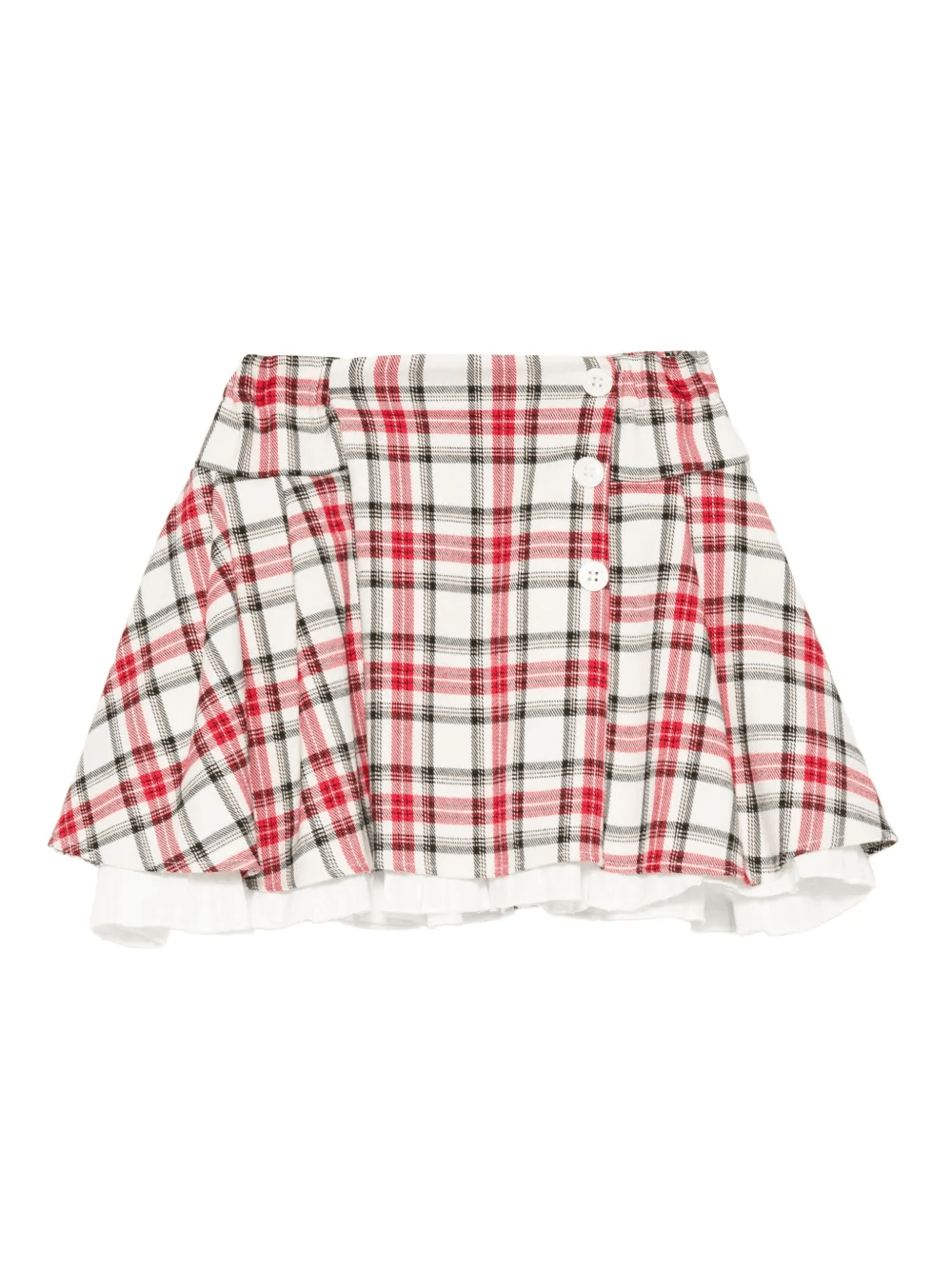 plaid ruffled skirt - Image 1