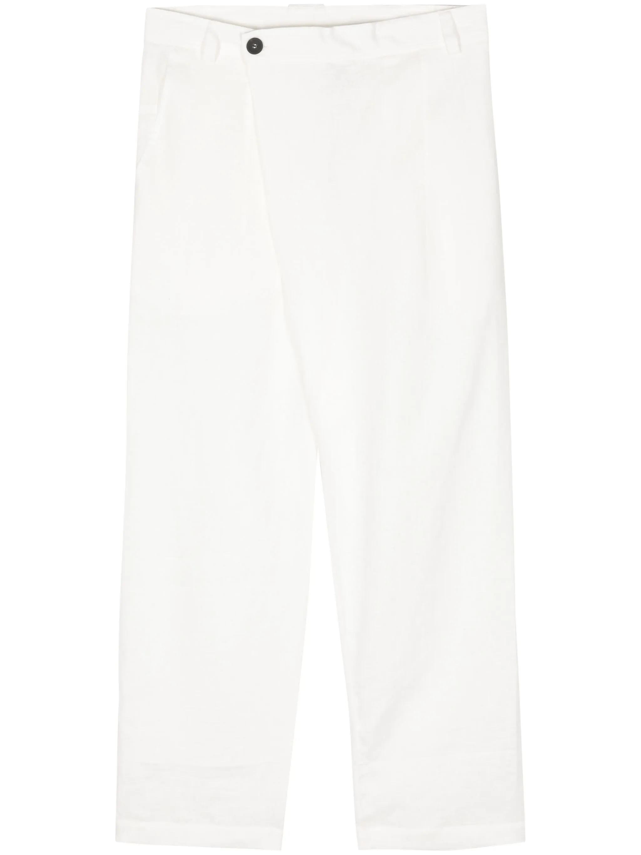 straight-leg linen trousers - Image 1