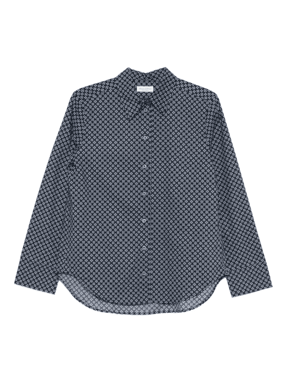 Patterned Long Sleeve Top - Image 1